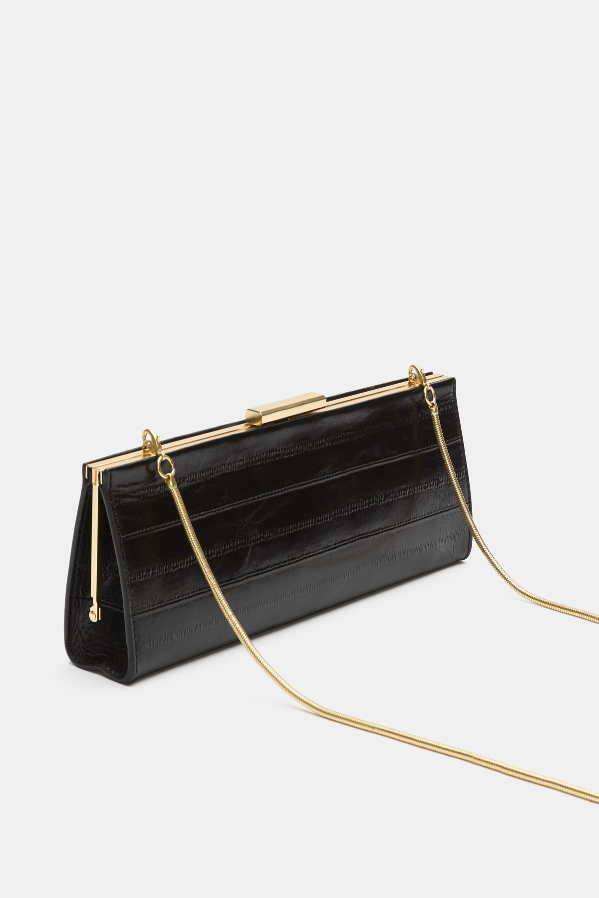 Leather Box Clutch