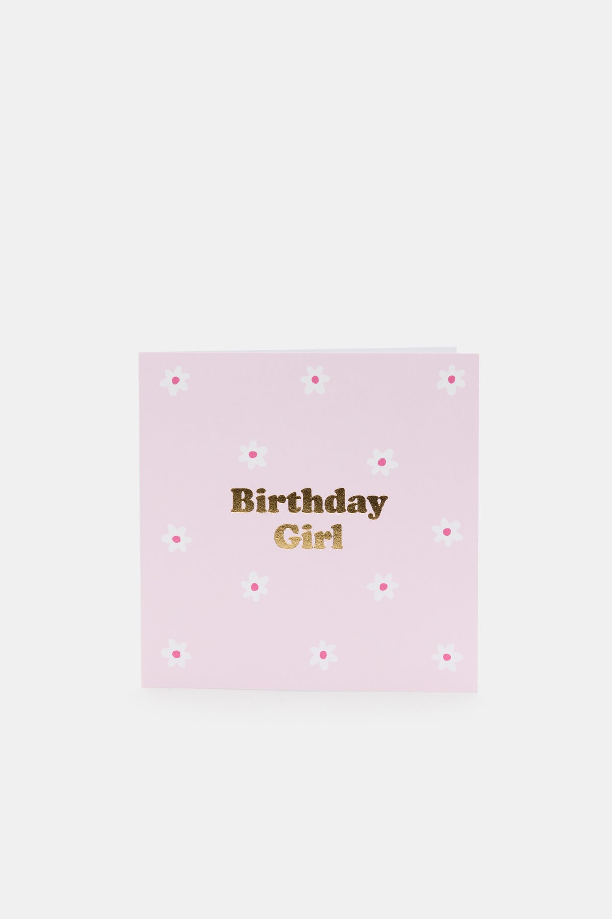 Birthday Girl Flowers Card