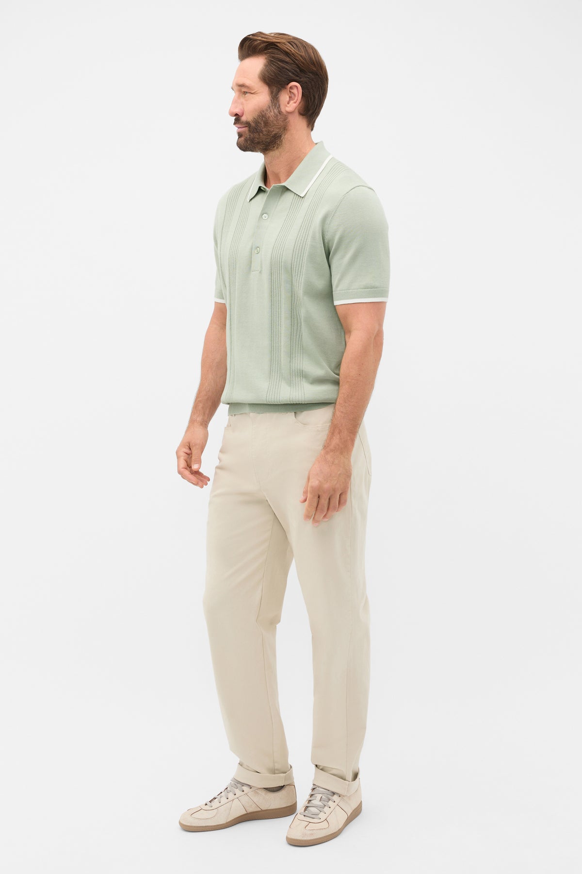 Cotton Rib Polo