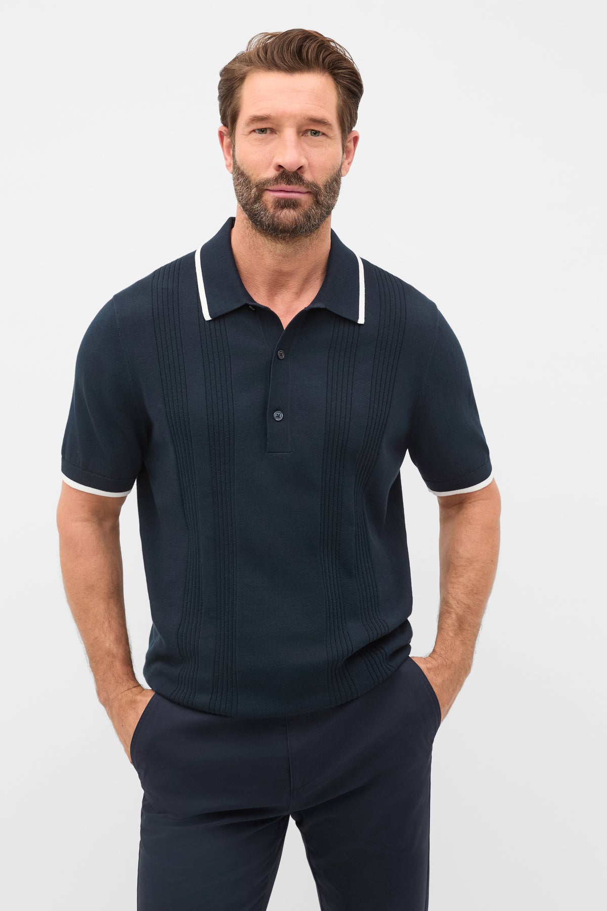 Cotton Rib Polo