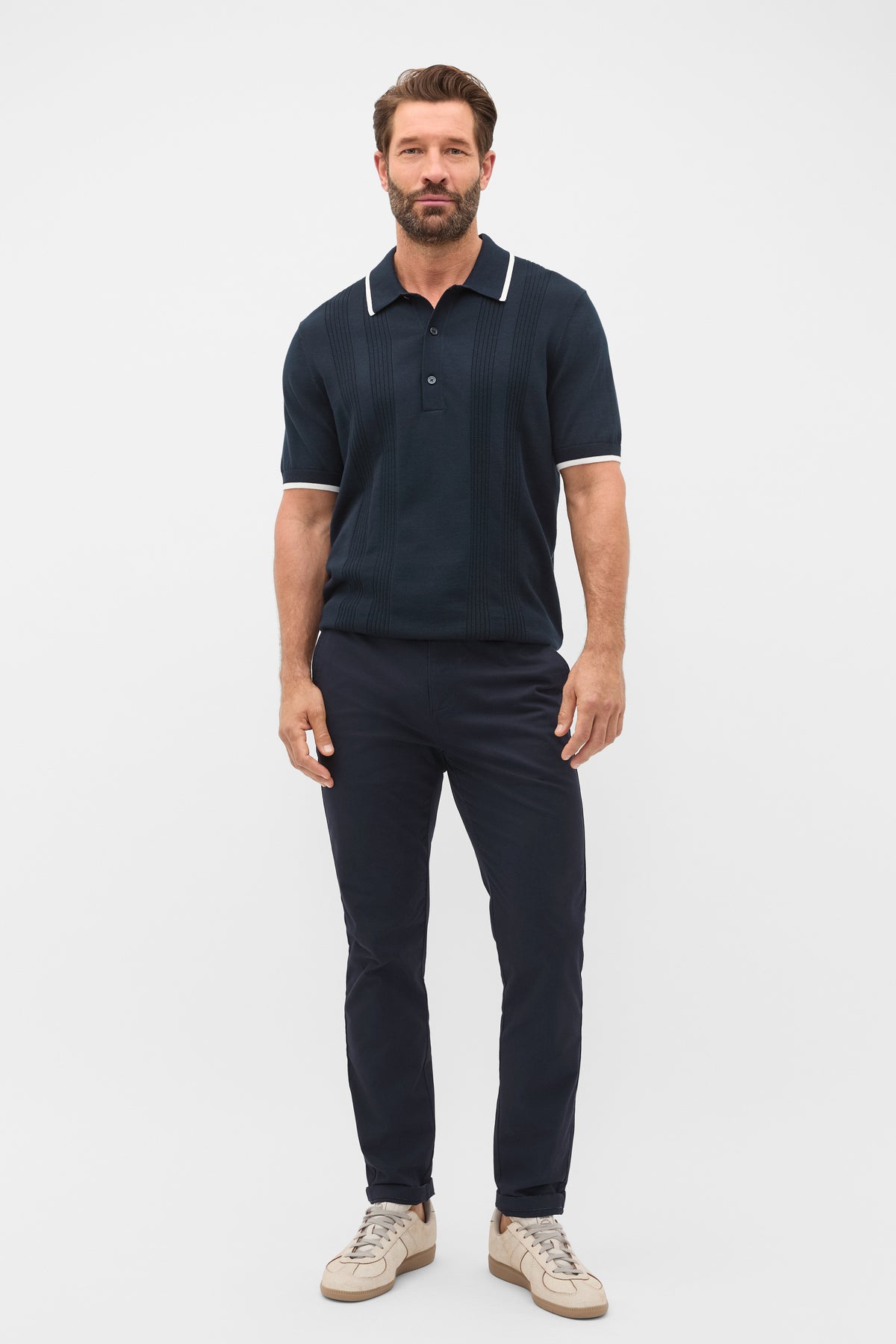 Cotton Rib Polo