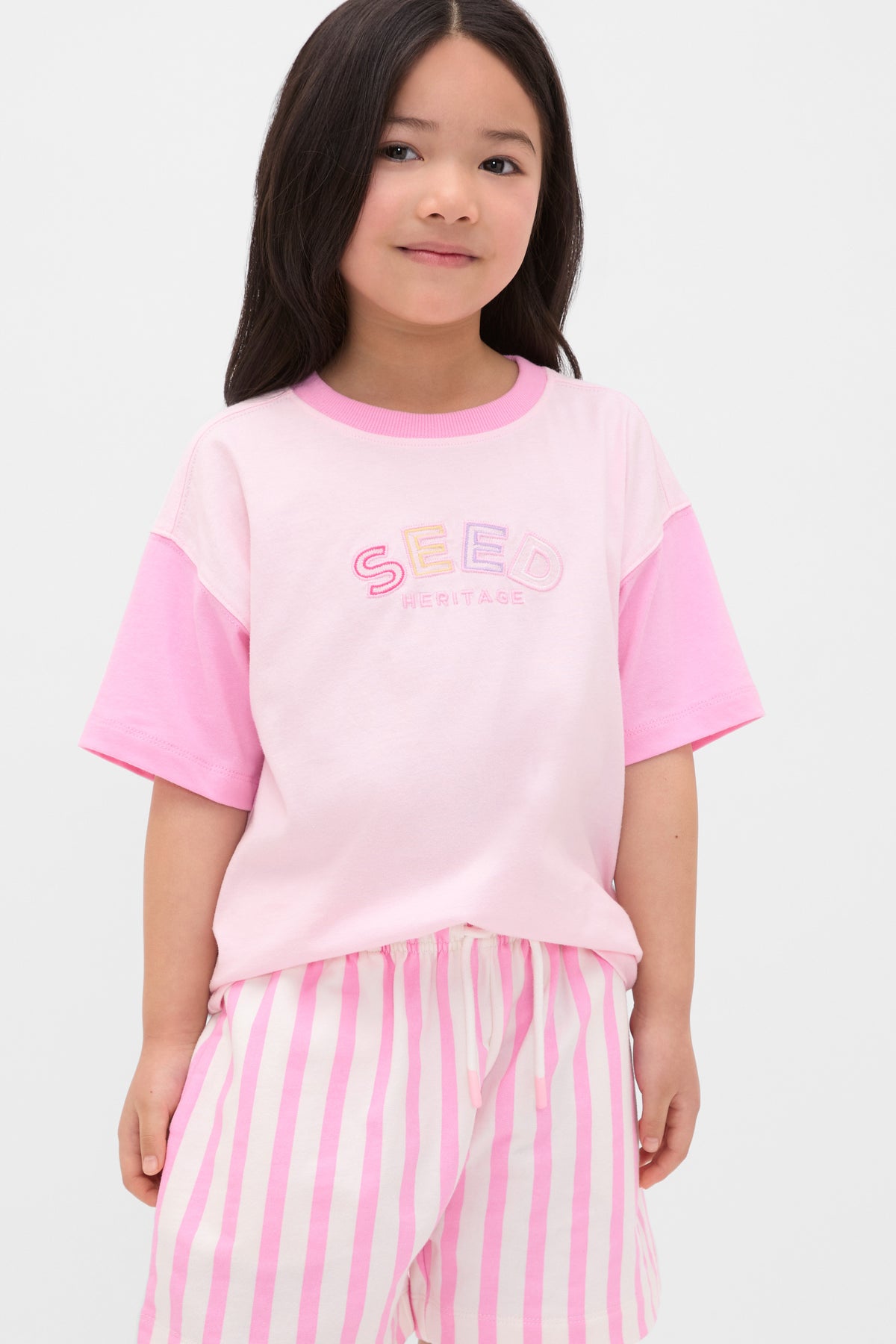 Colour Block Logo Tee