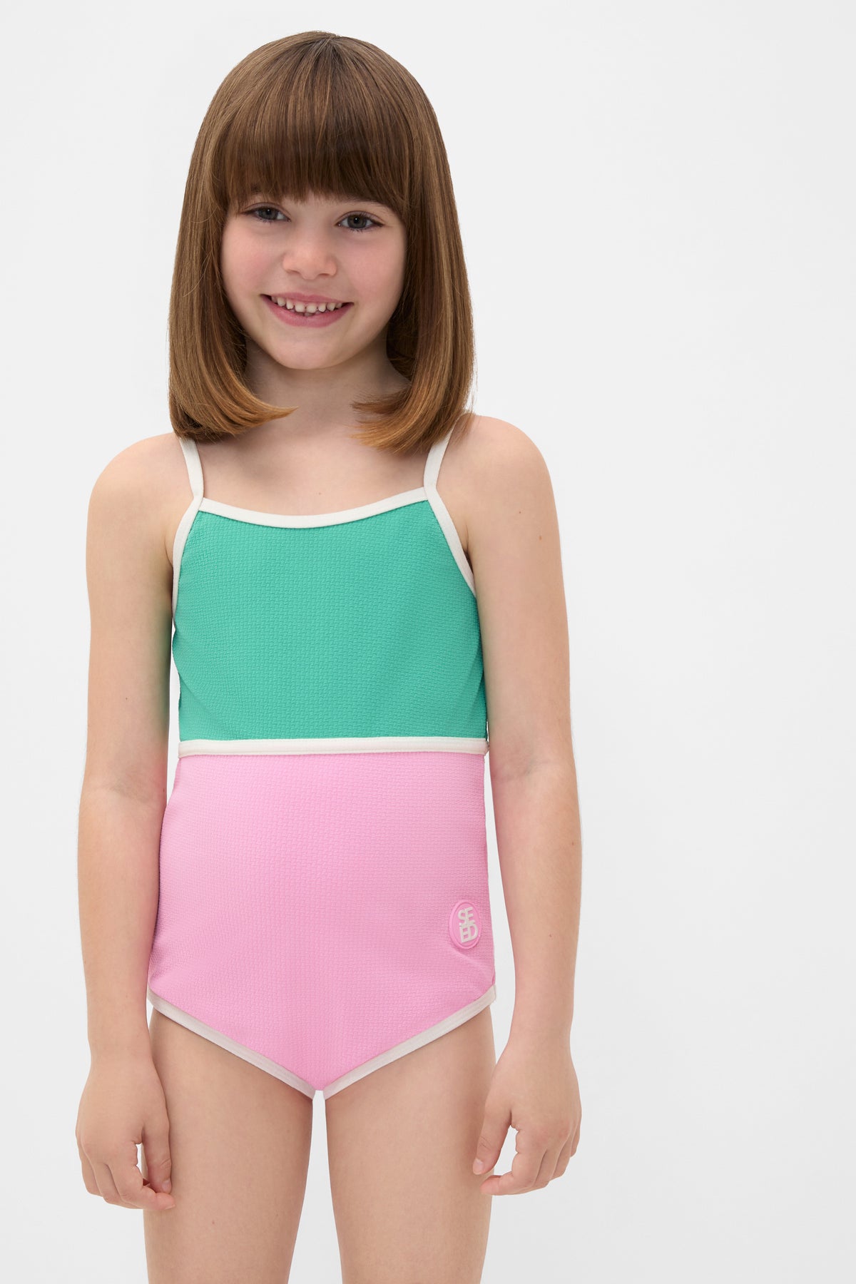 Colour Block Bather