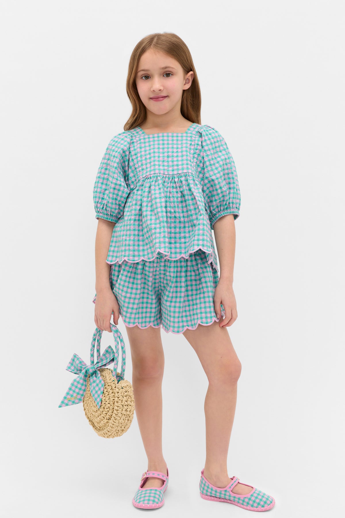 Gingham Short