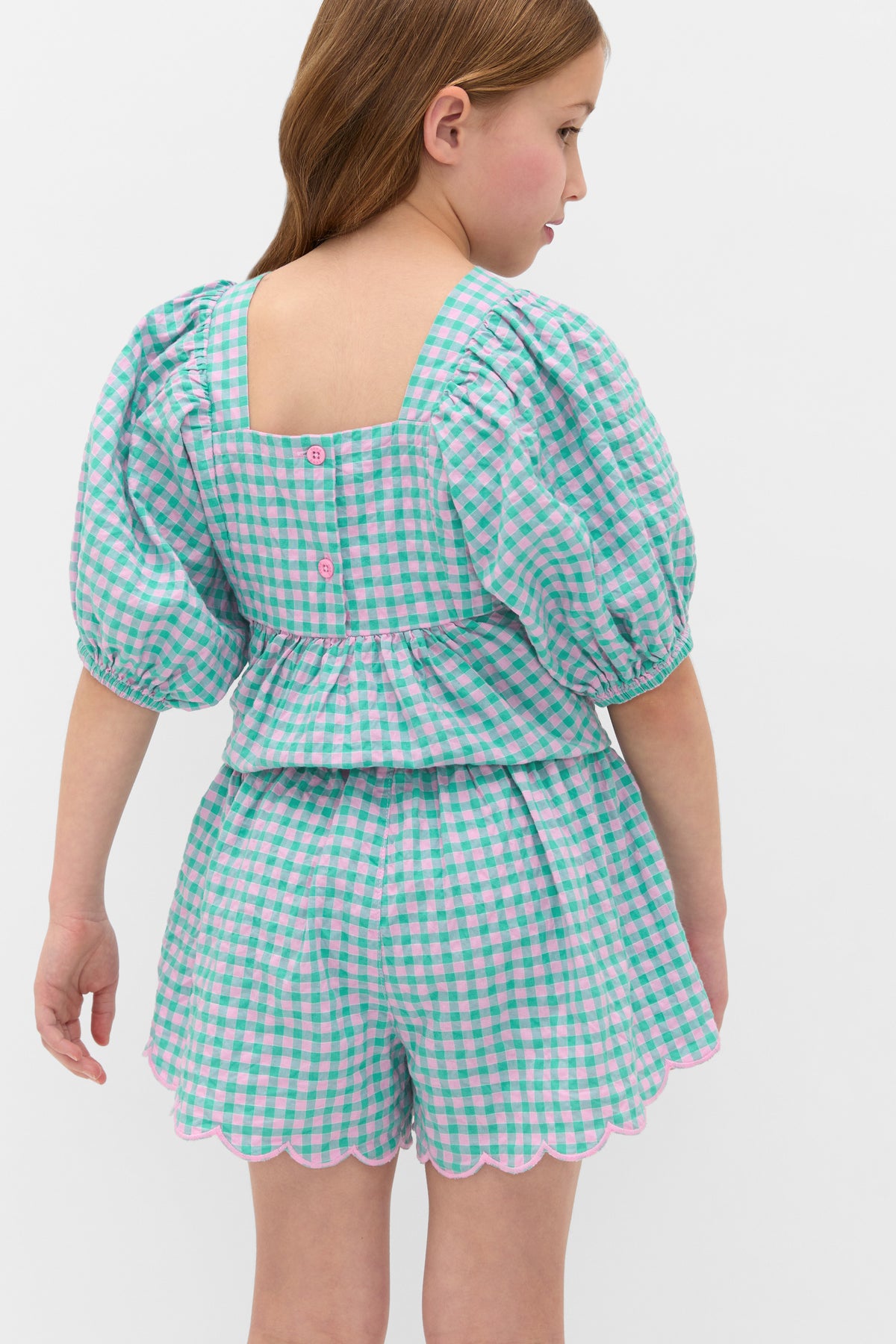 Gingham Short