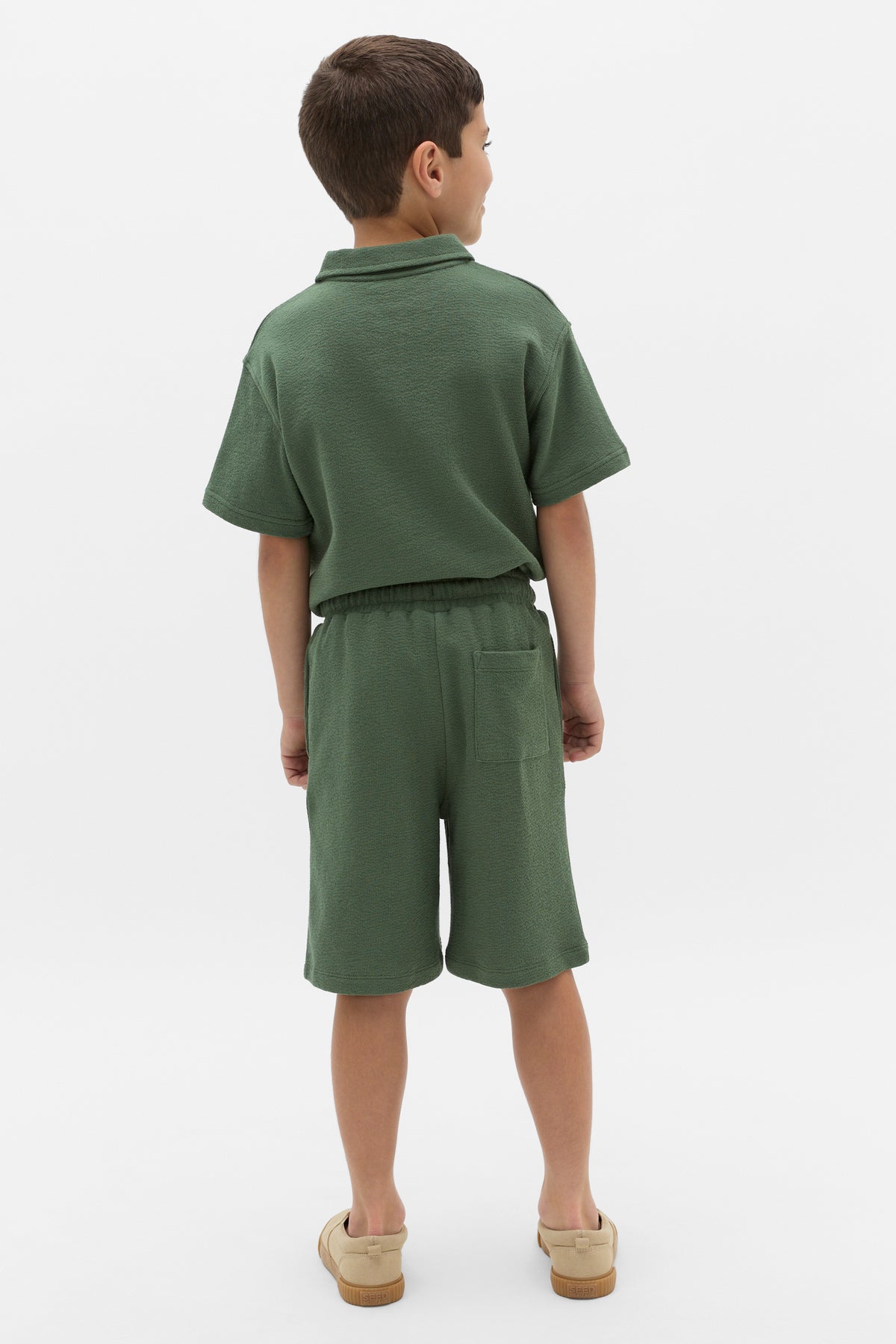 Texture Longline Short