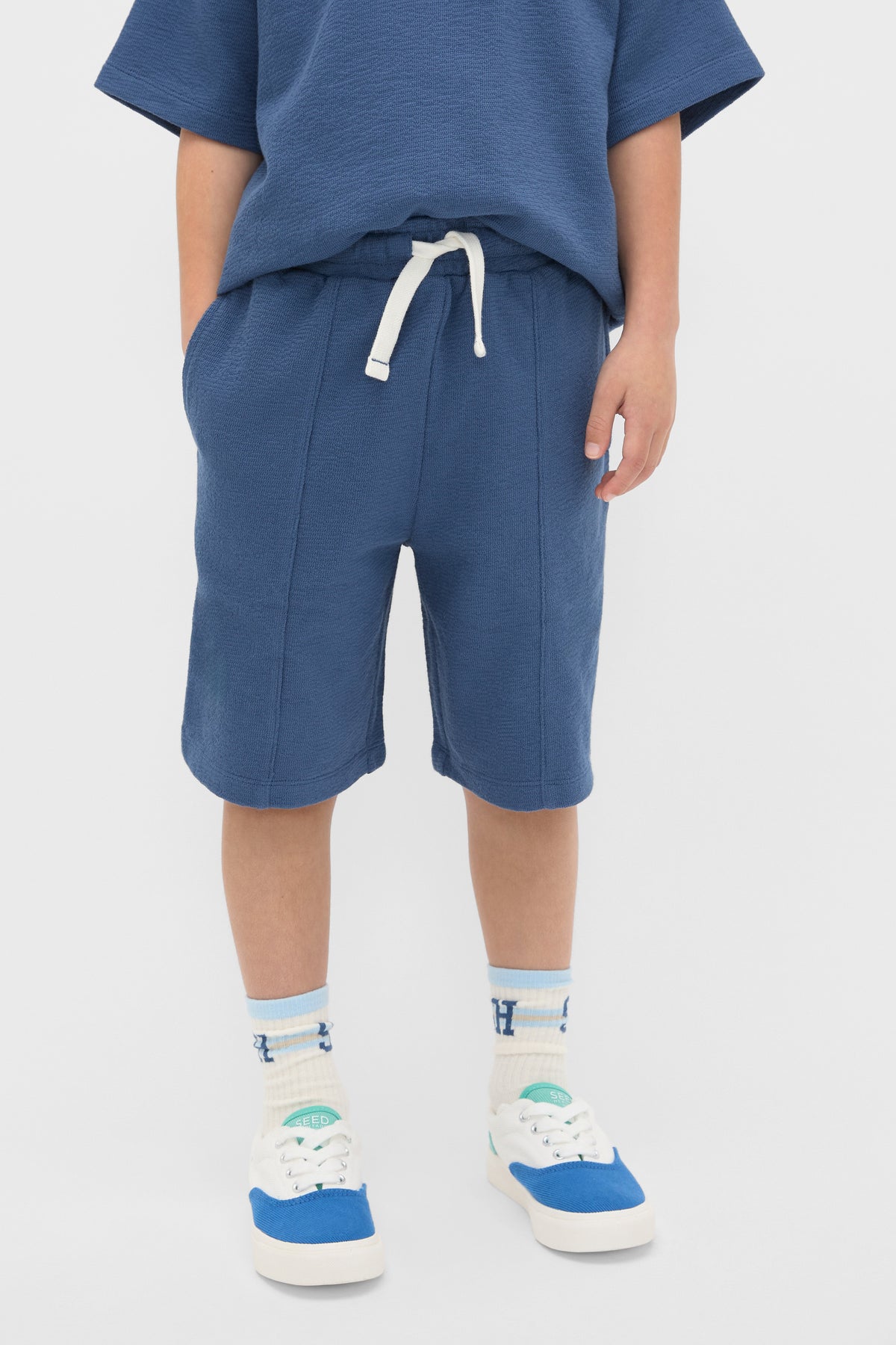 Texture Longline Short