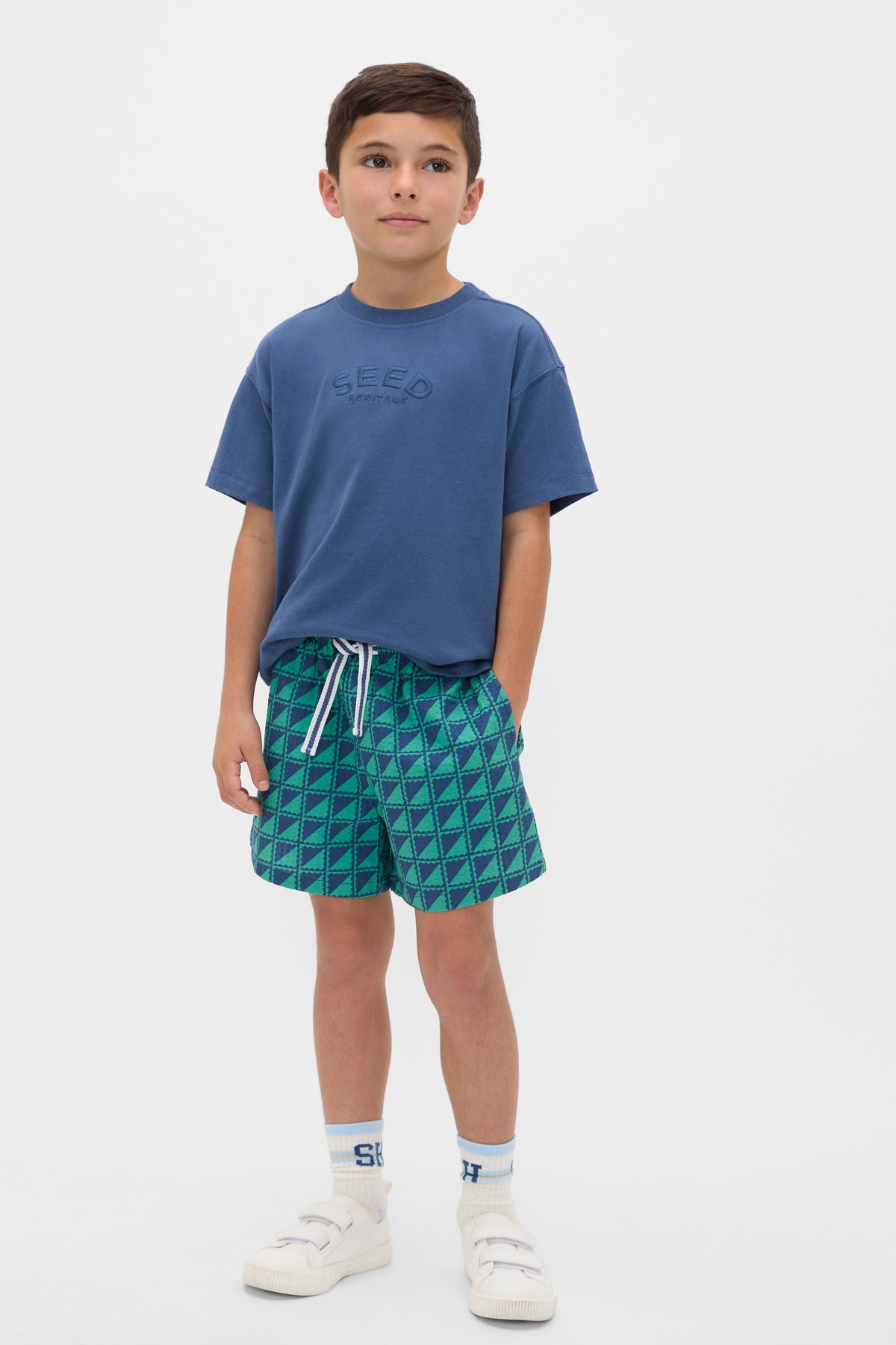 Geometric Print Short