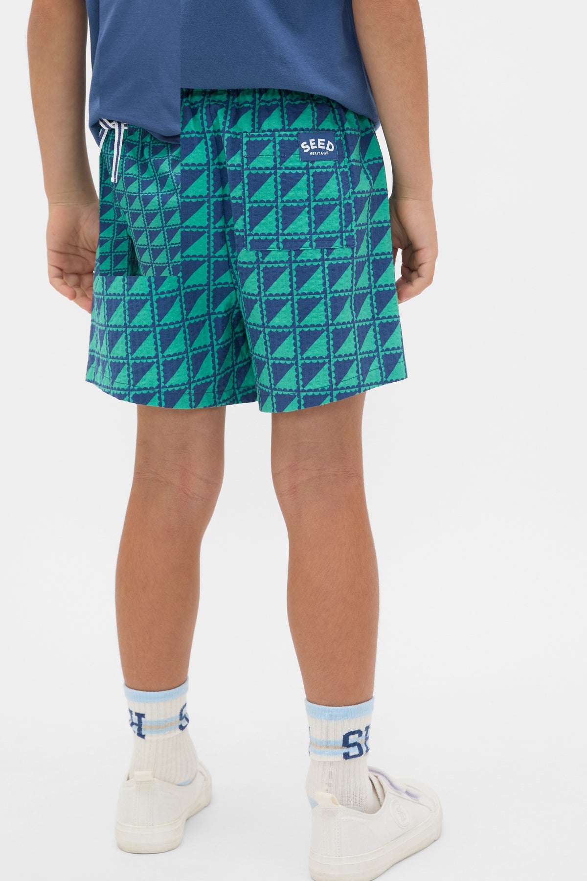 Geometric Print Short
