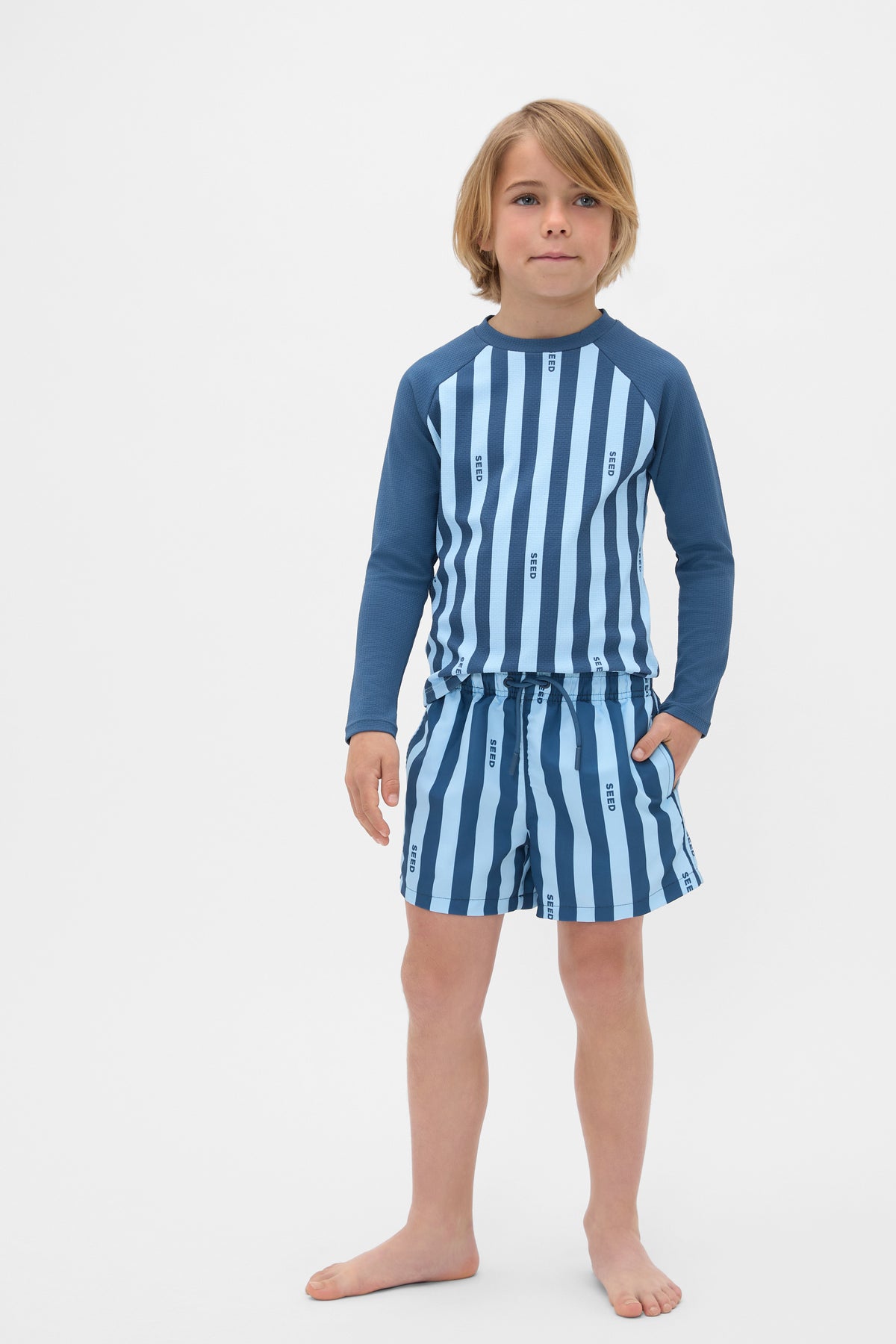 Stripe Logo Boardshort