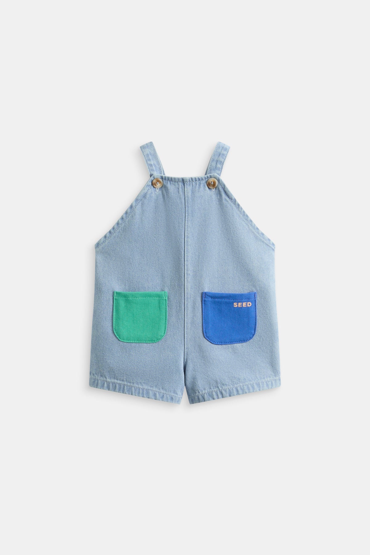 Contrast Pocket Overall