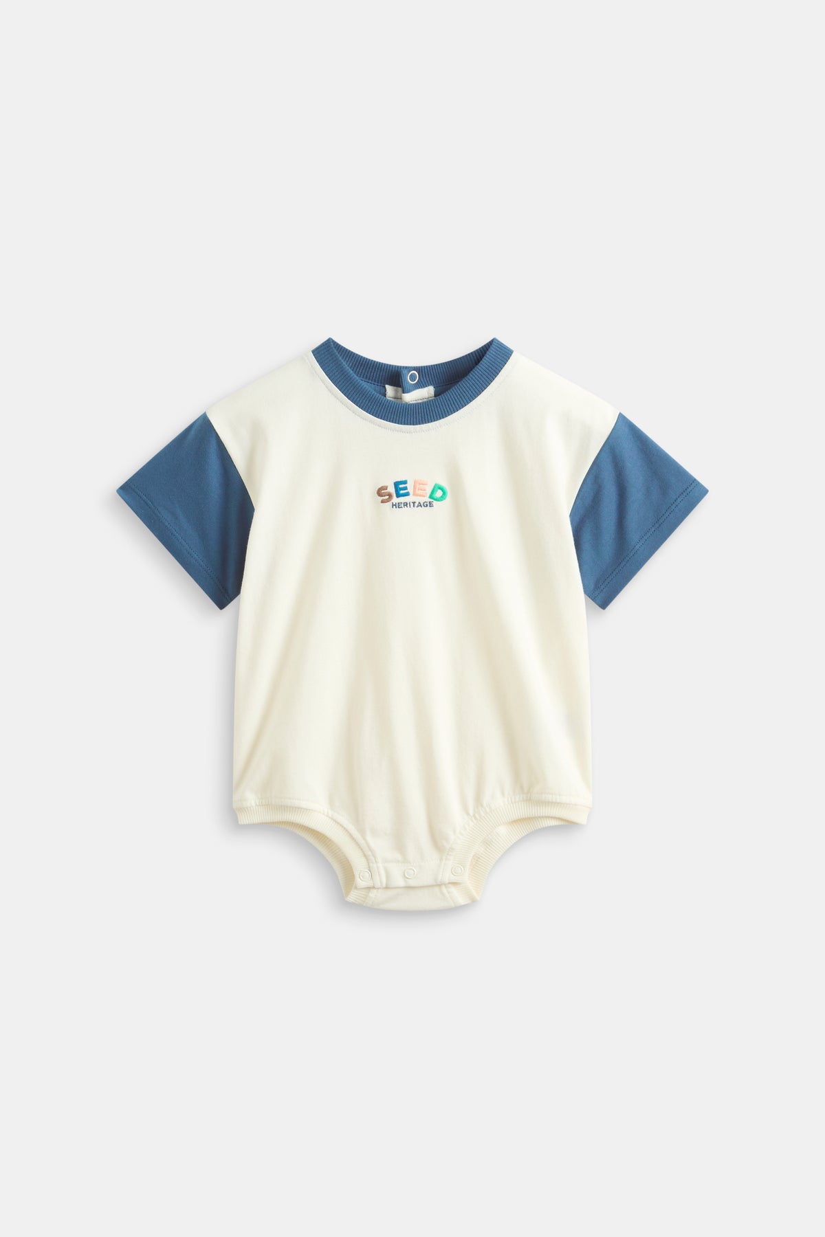 Colourblock Logo Romper