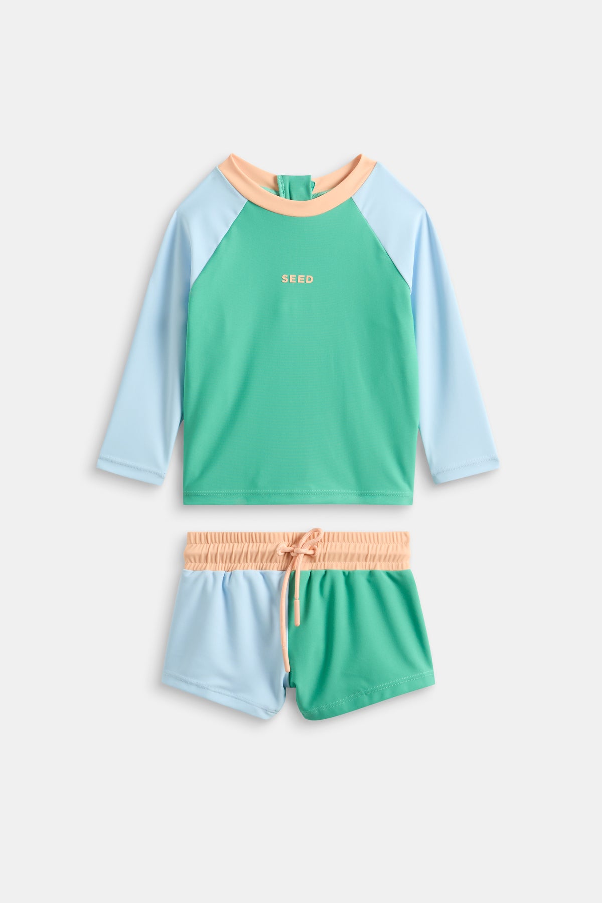 Colourblock Swim Set