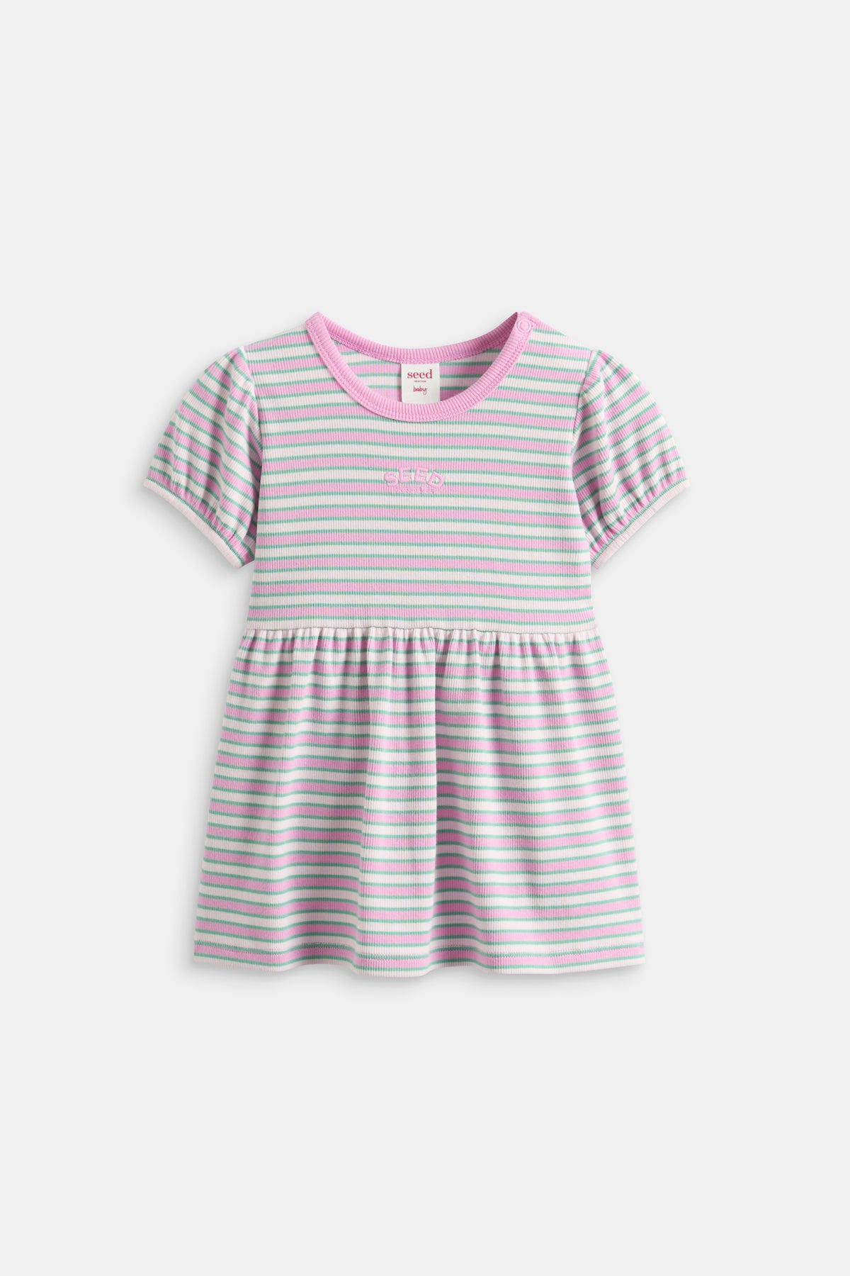 Stripe Logo Dress