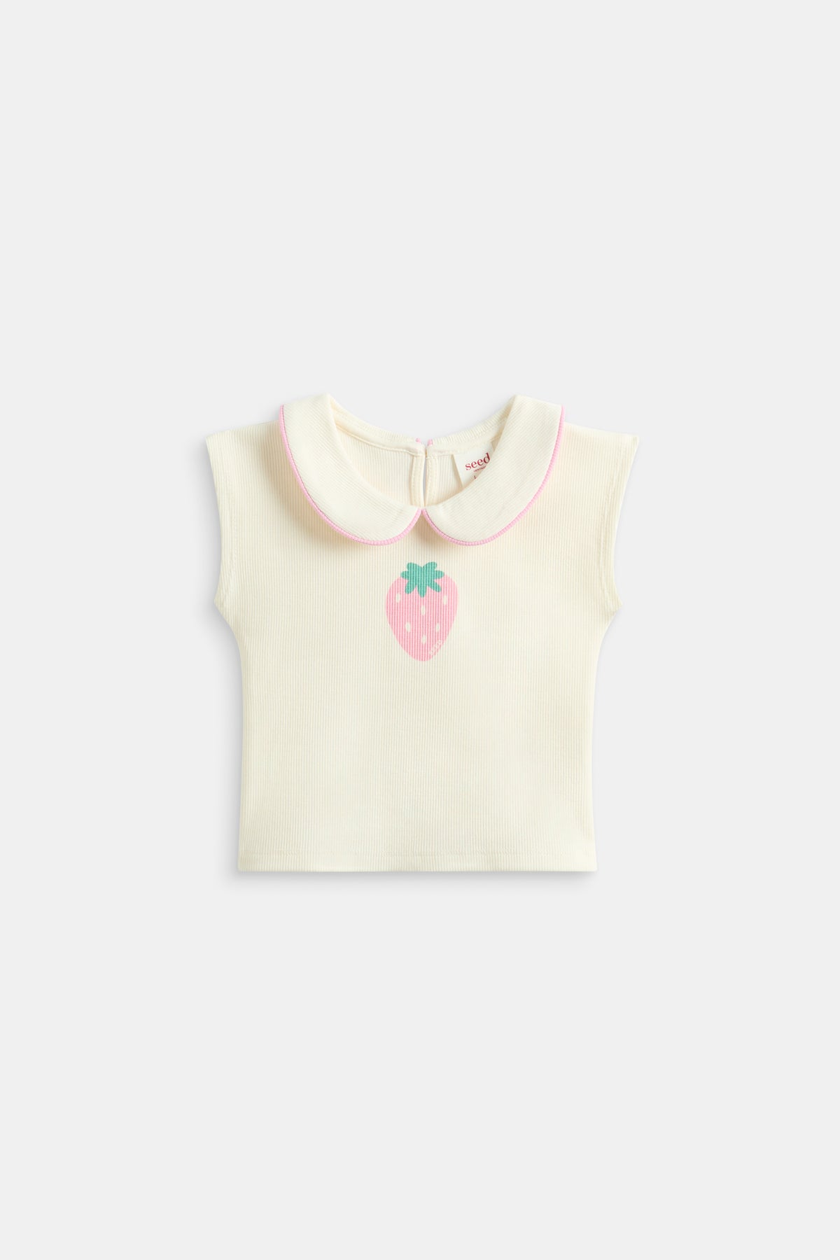 Strawberry Collar Tee