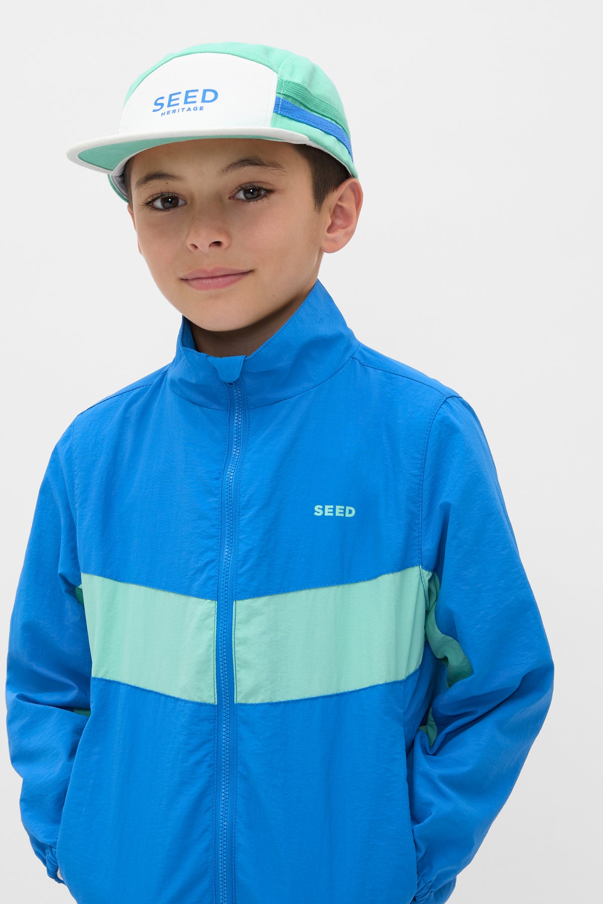 Side Stripe Panel Cap