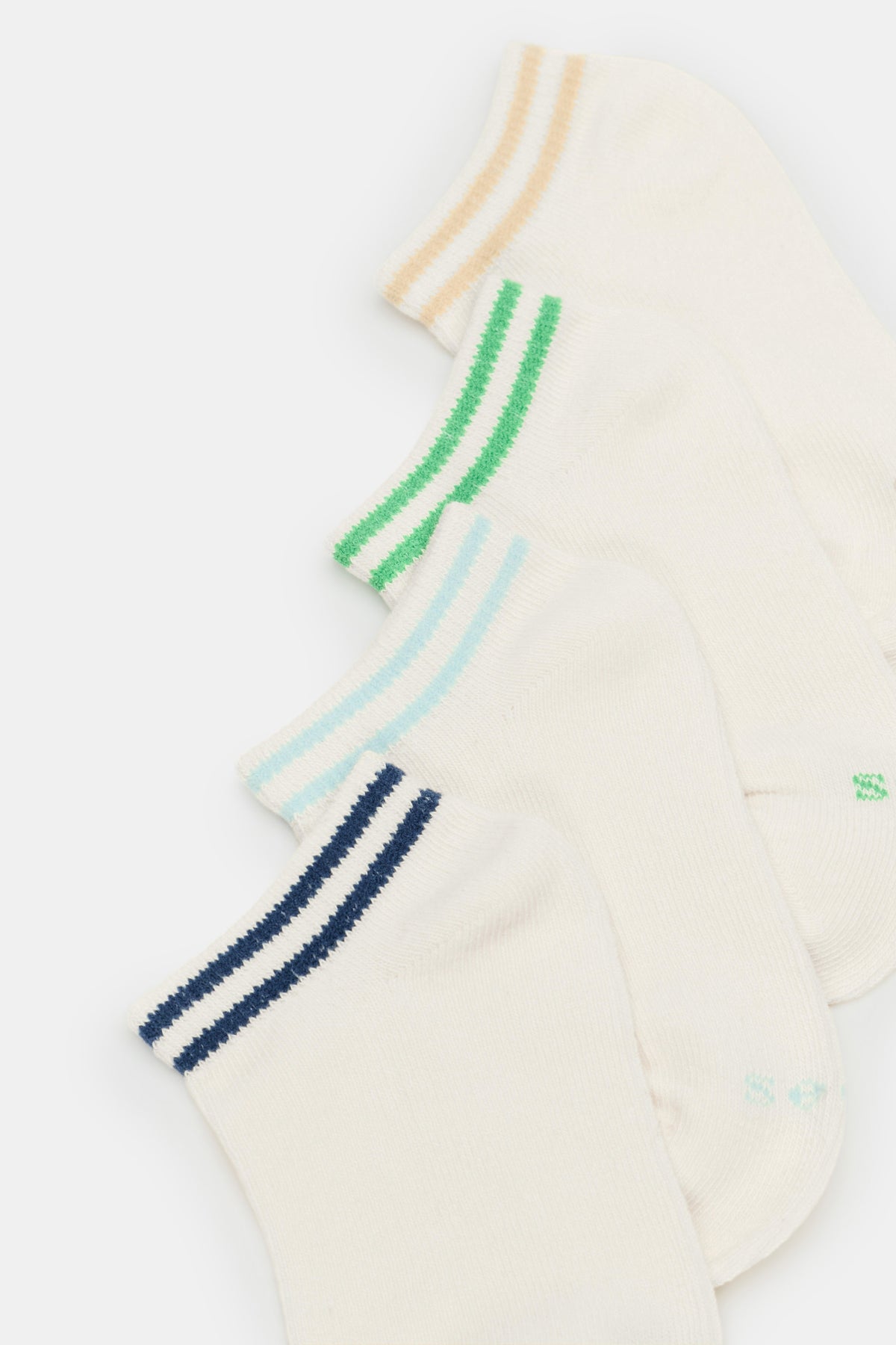 Stripe Ankle Sock 4 Pack