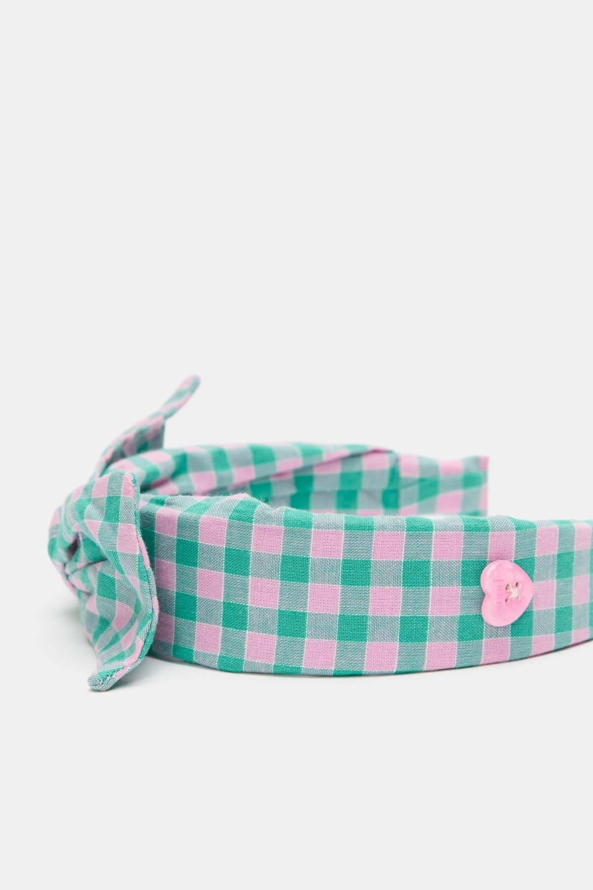 Gingham Bow Headband