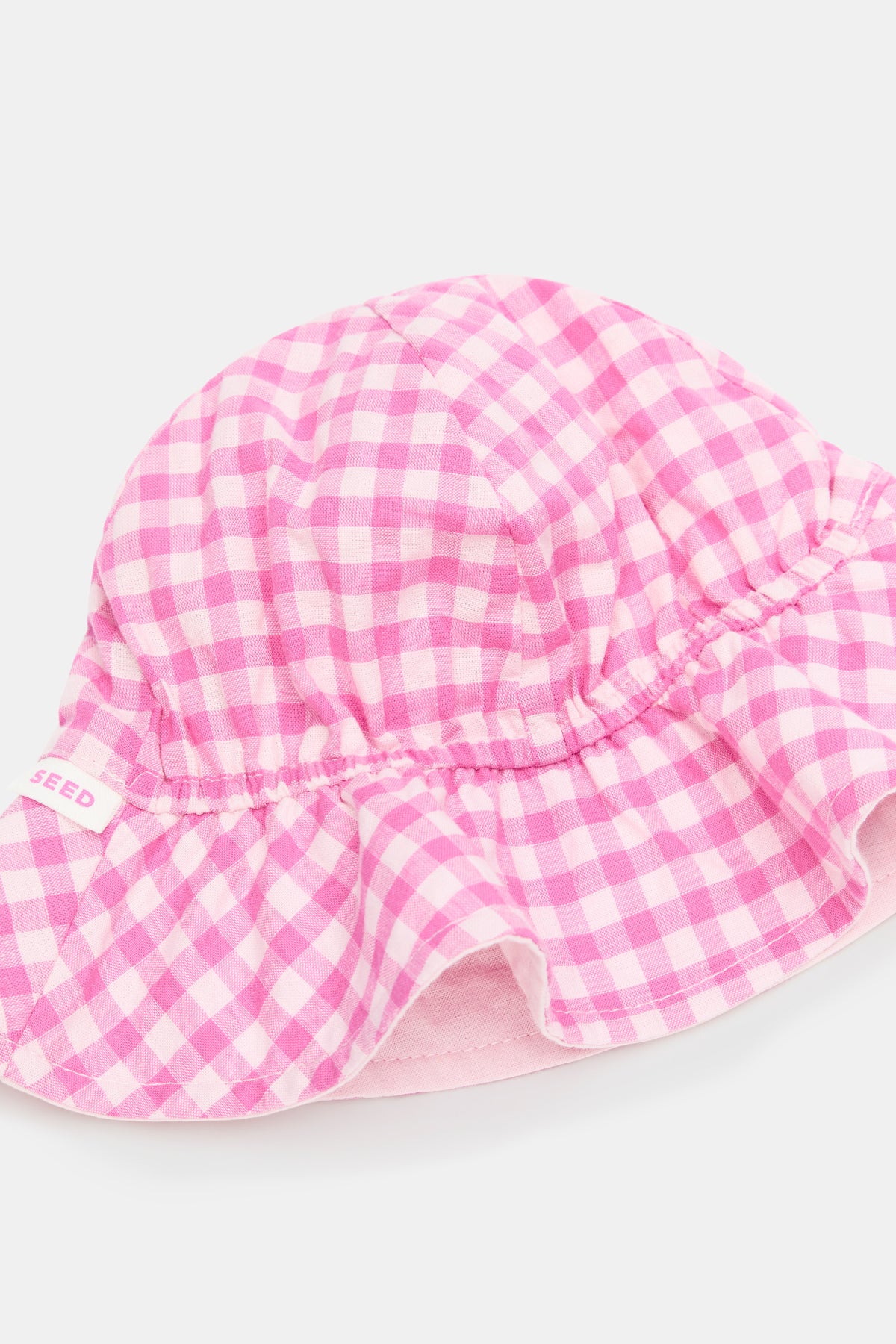Gingham Sun Hat