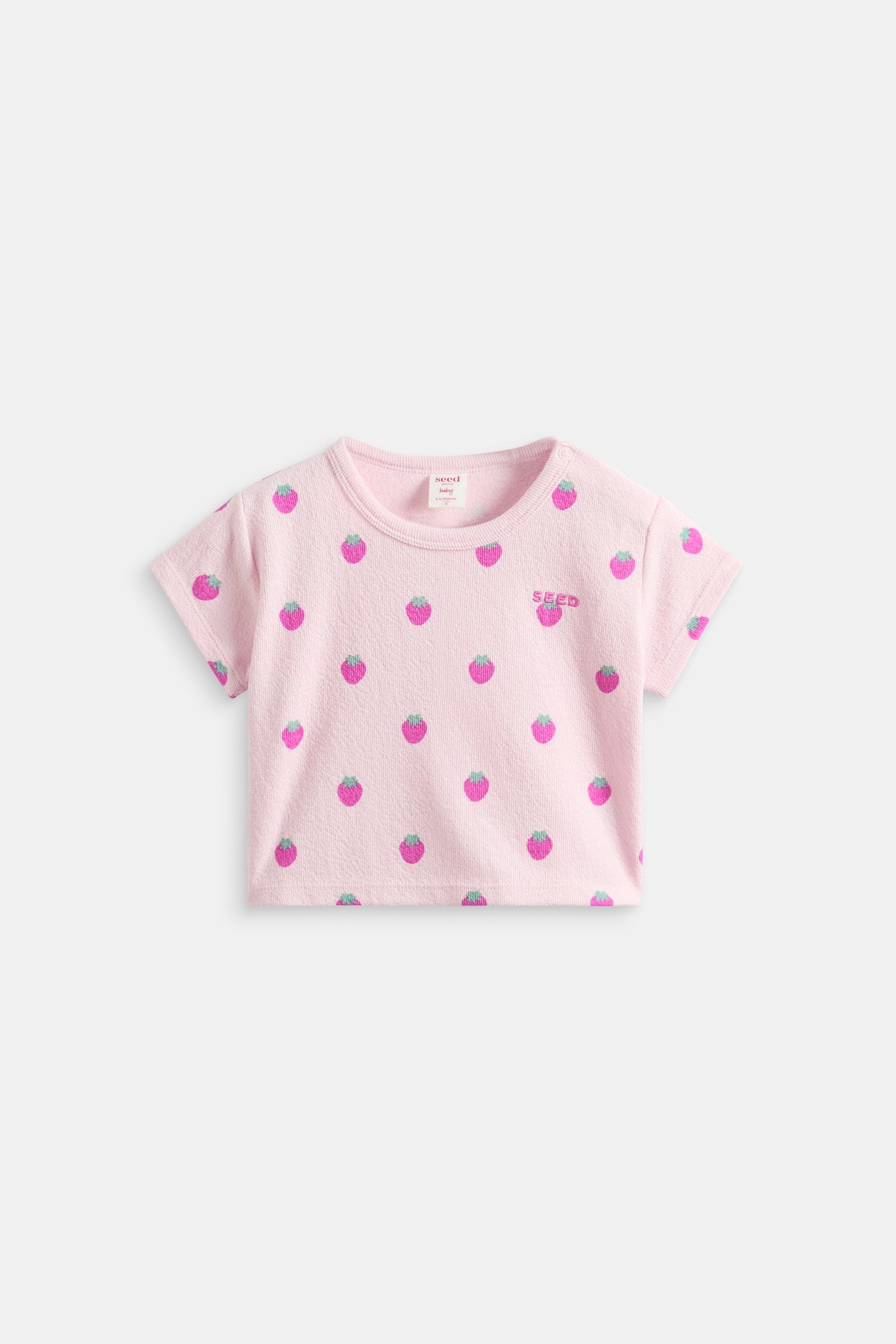 Strawberry Boxy Tee