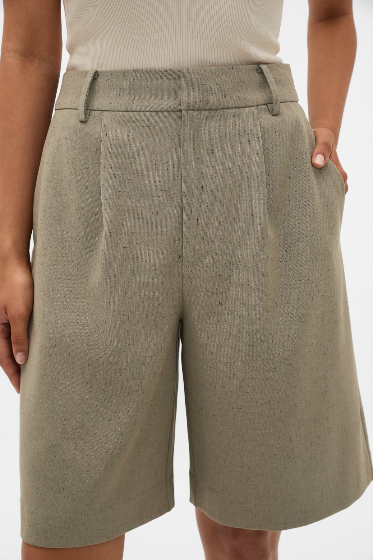 Nep Weave Longline Short