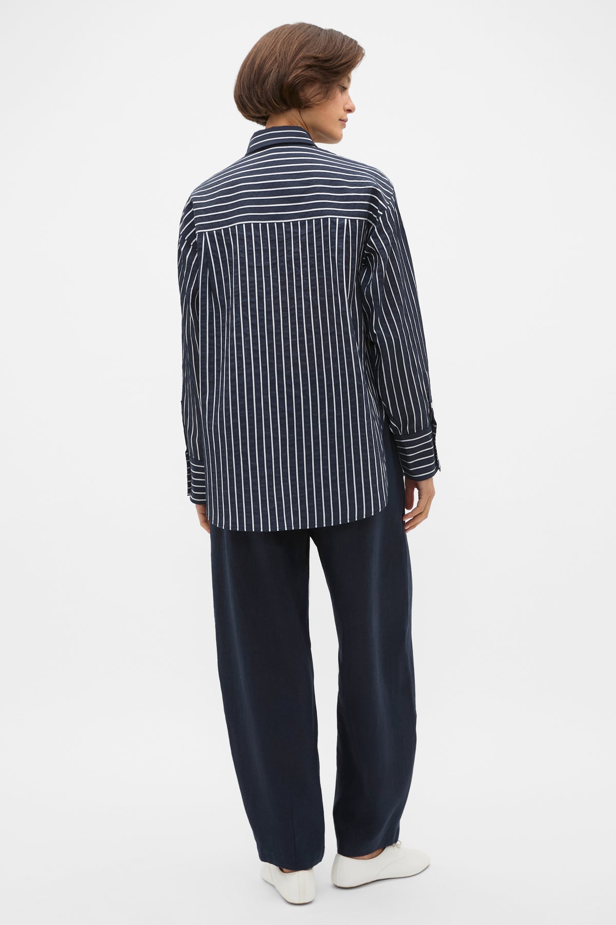 Textured Stripe Pocket Shirt