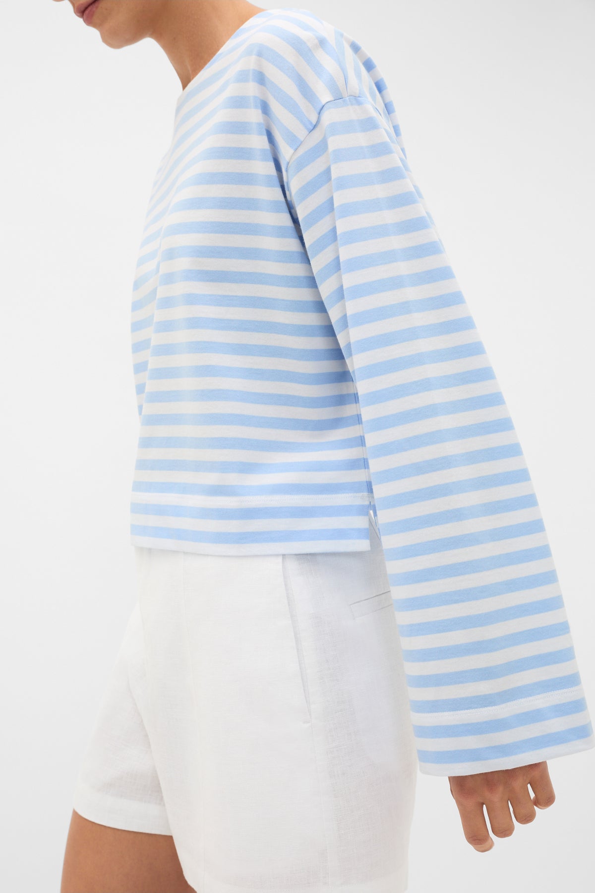 Boatneck Long Sleeve Top