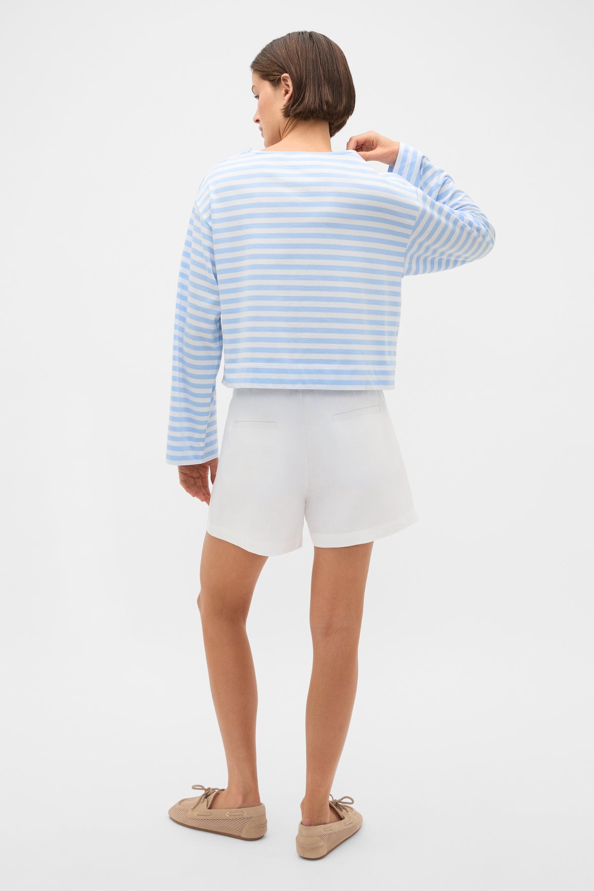 Boatneck Long Sleeve Top