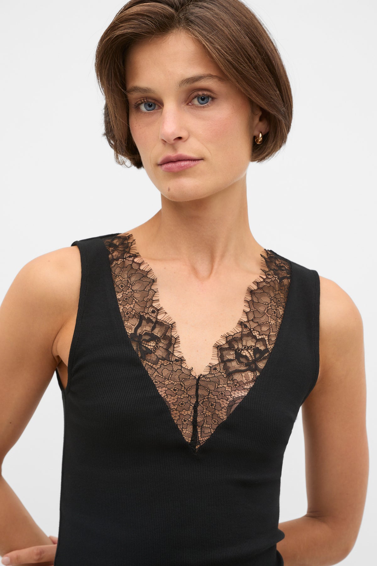 Lace Rib Tank