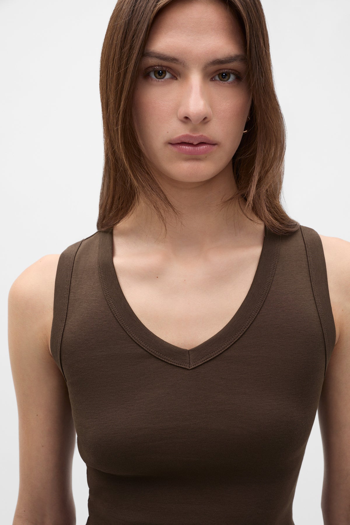 Australian Cotton V Neck Tank
