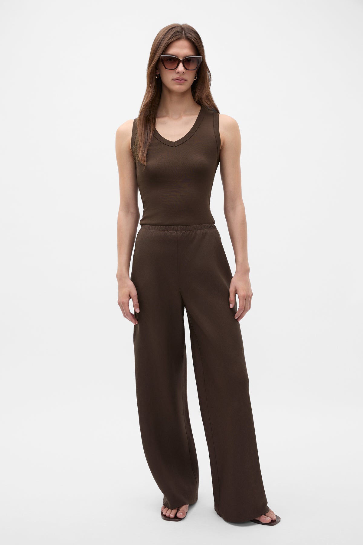 Australian Cotton V Neck Tank