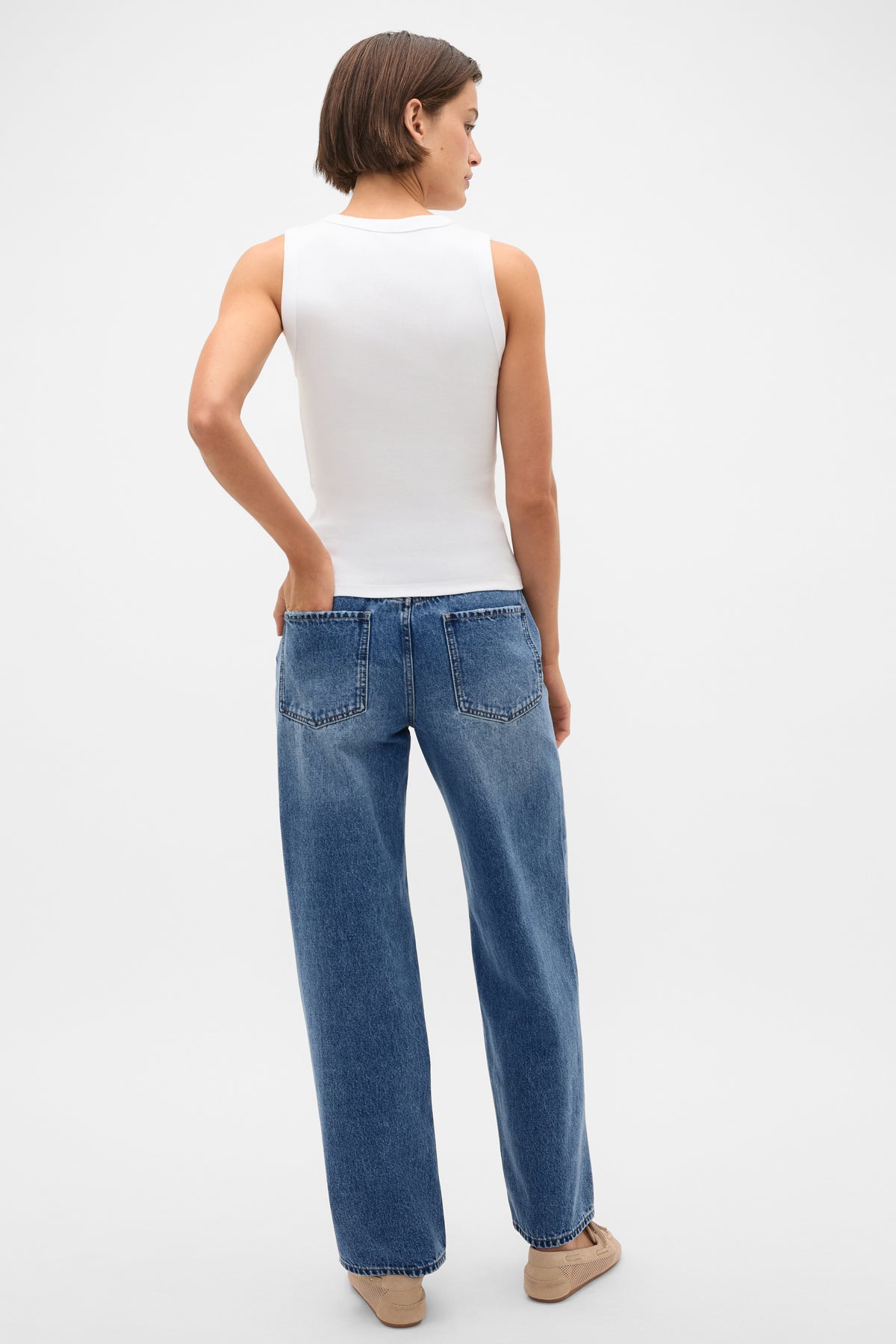 Australian Cotton V Neck Tank