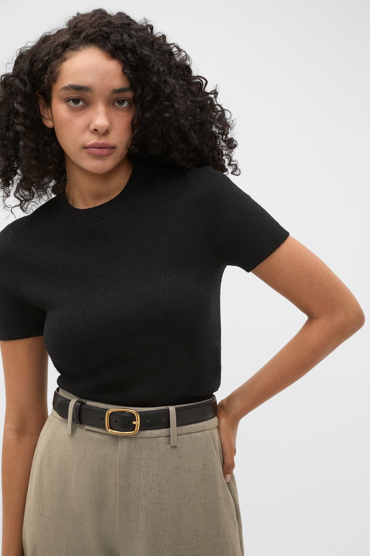 Boucle Knit Tee