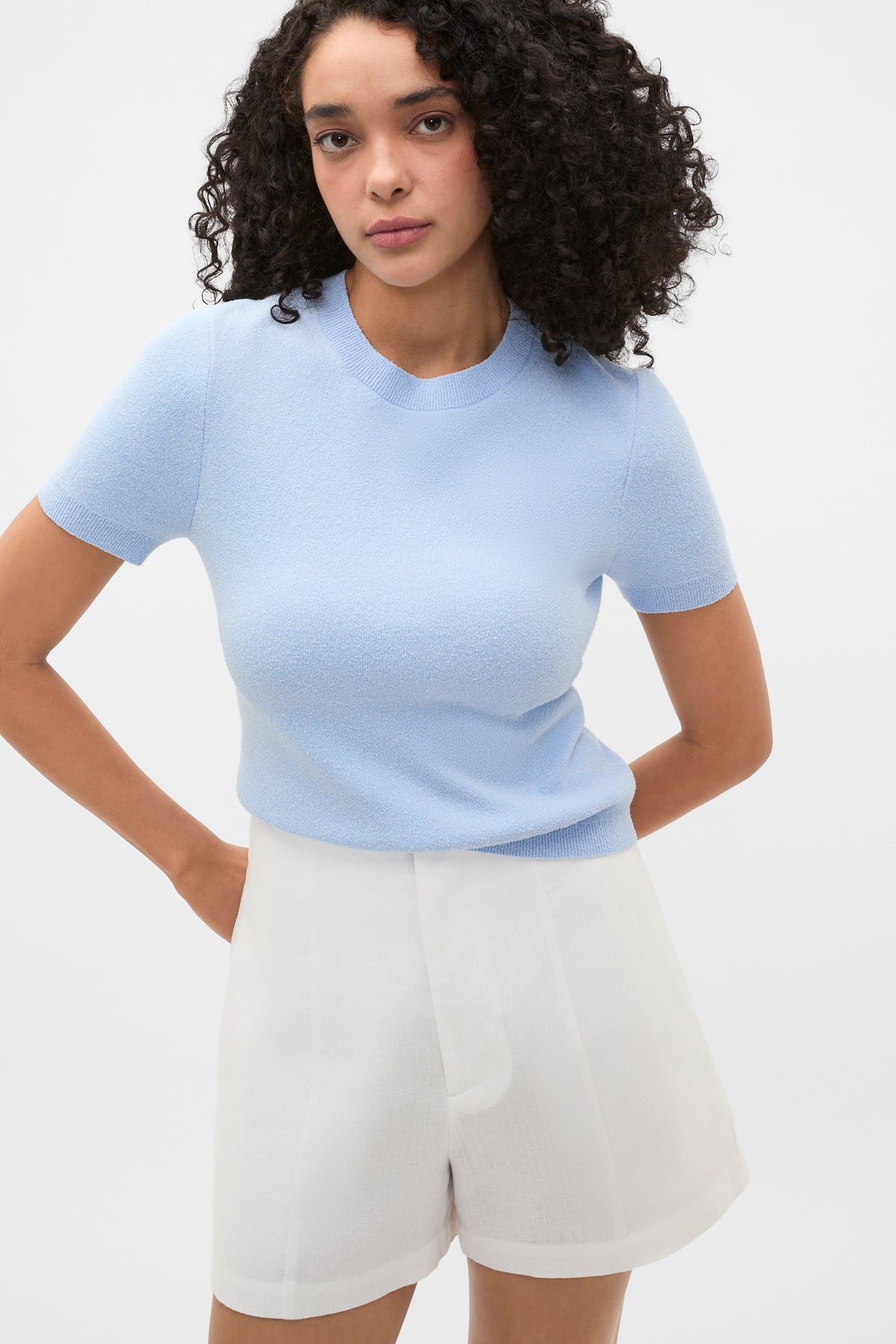 Boucle Knit Tee