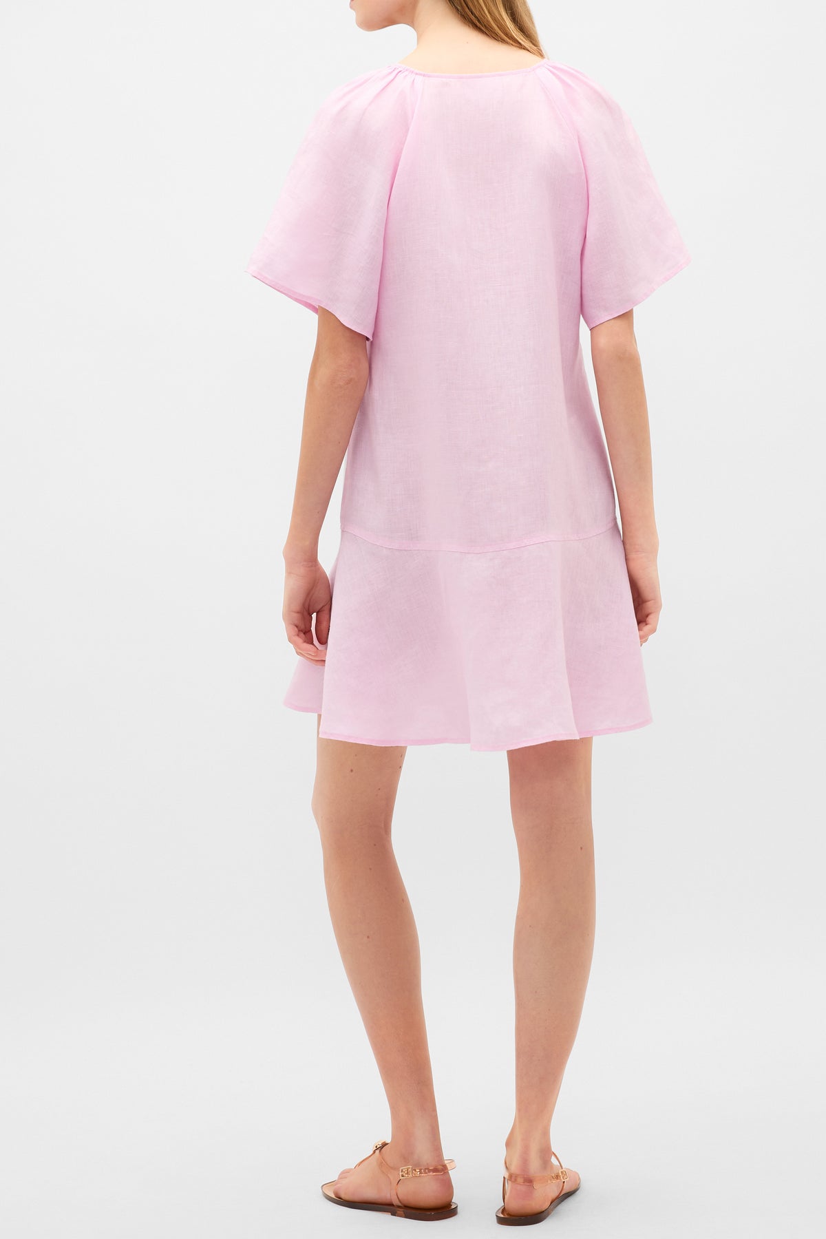 Core Linen Flutter Mini Dress