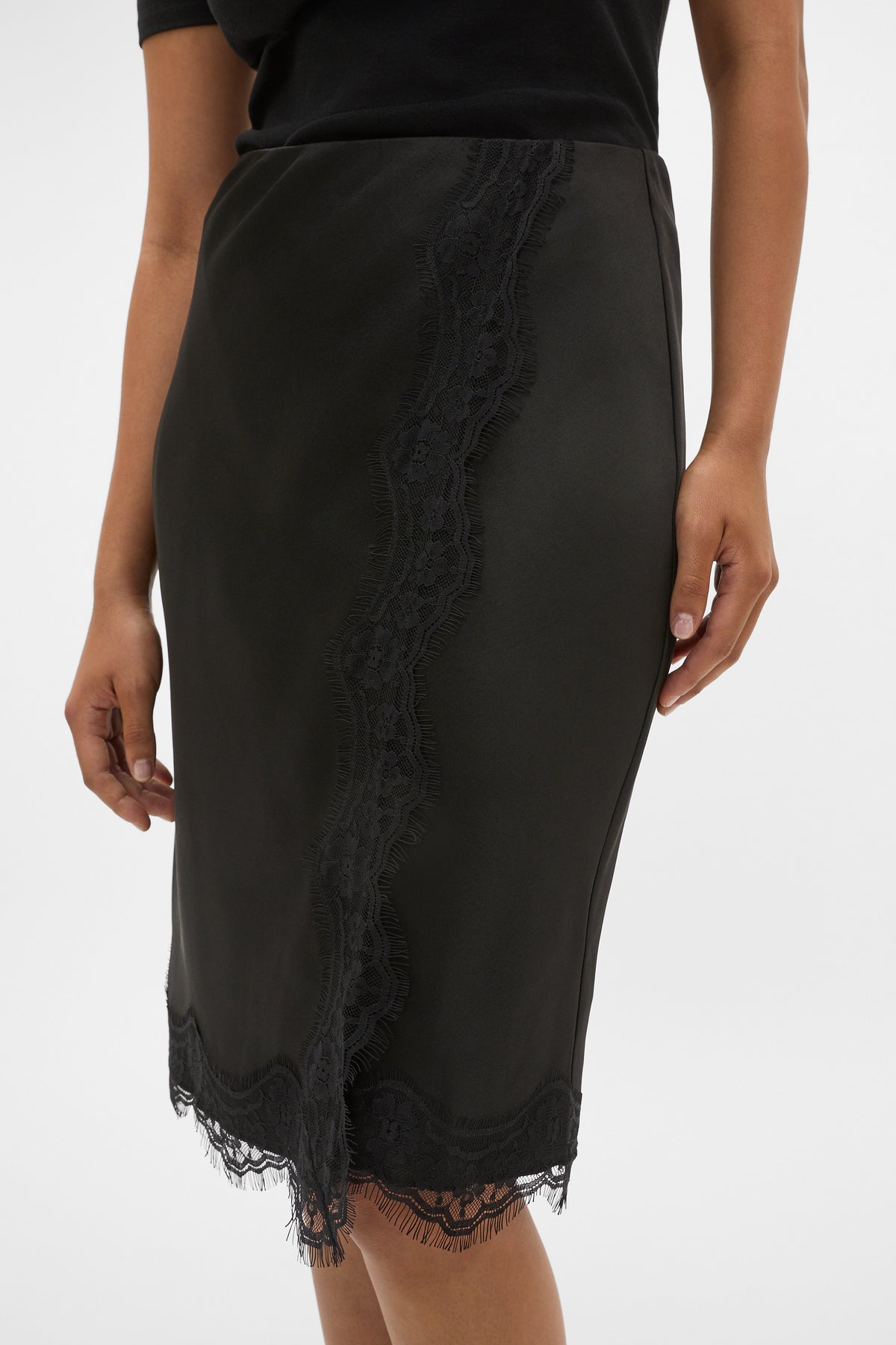 90s Satin Wrap Skirt