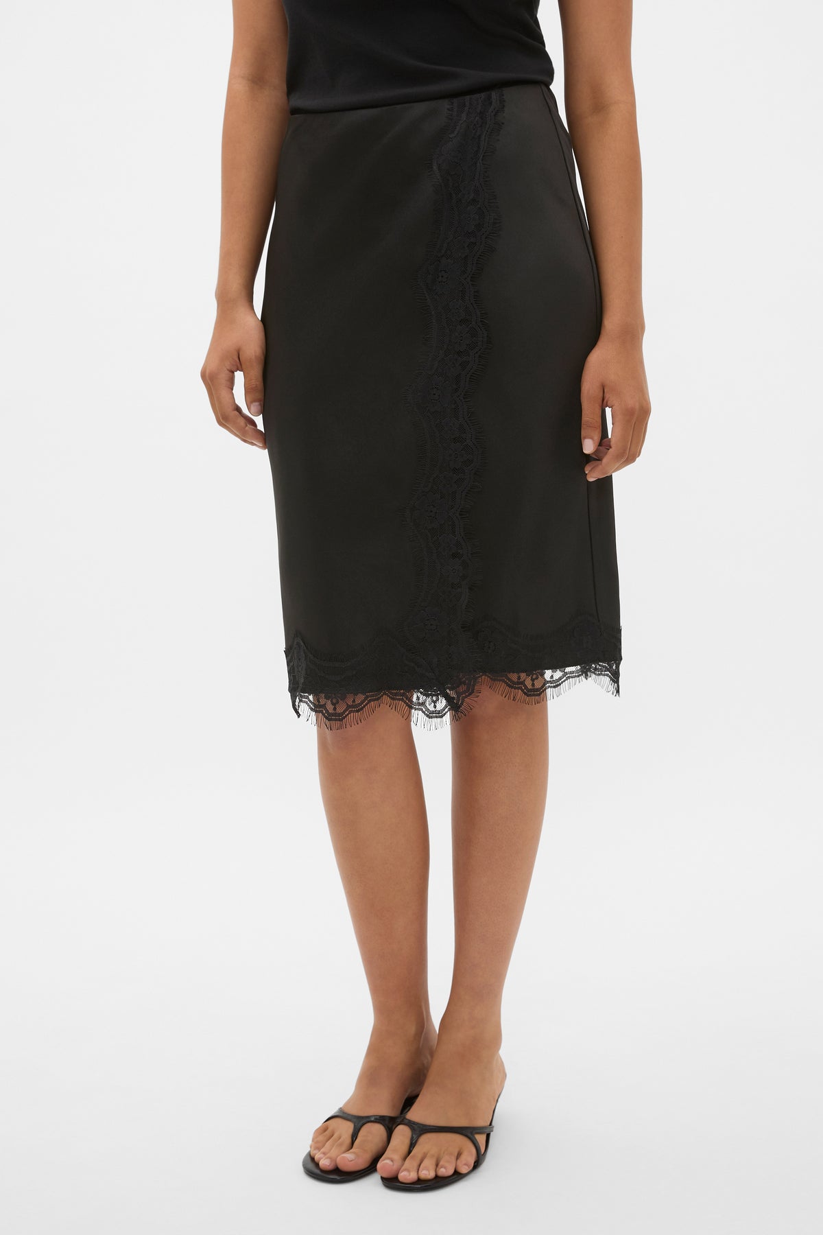 90s Satin Wrap Skirt