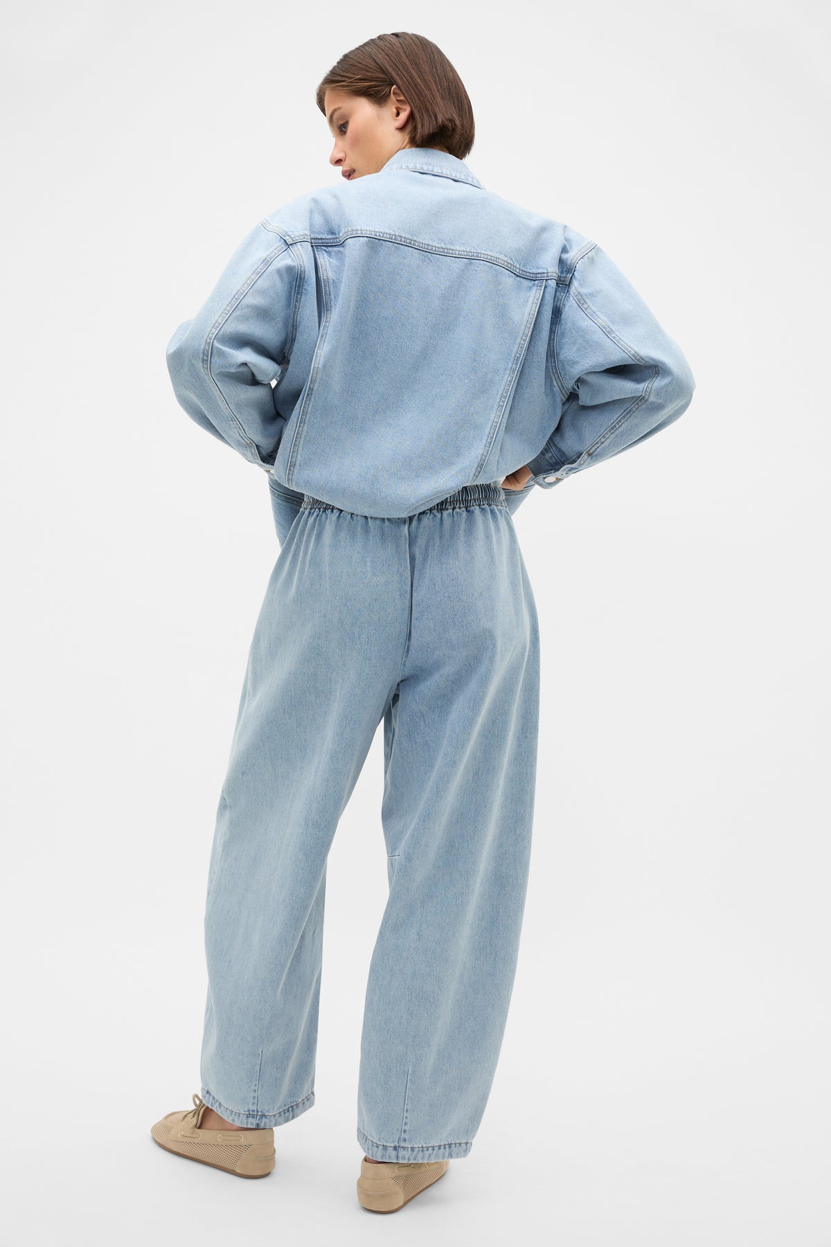 Soft Denim Elasticated Pant