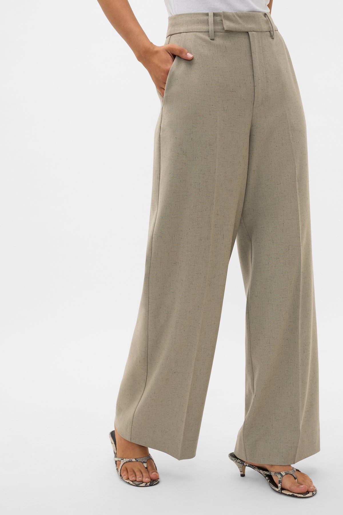Nep Weave Suit Pant