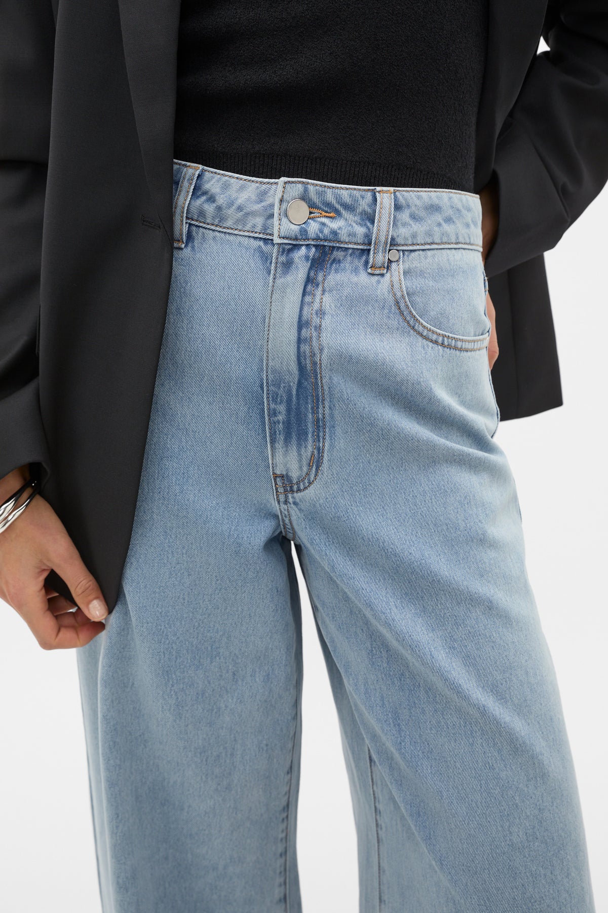 Denim Wide Leg Pant