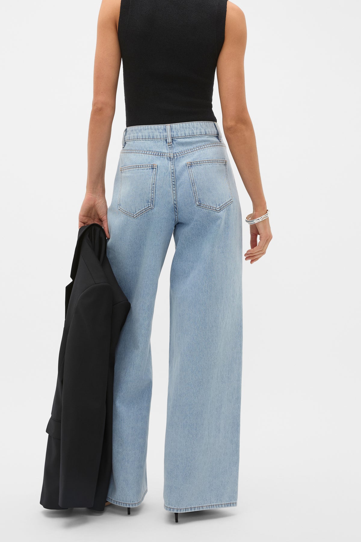 Denim Wide Leg Pant