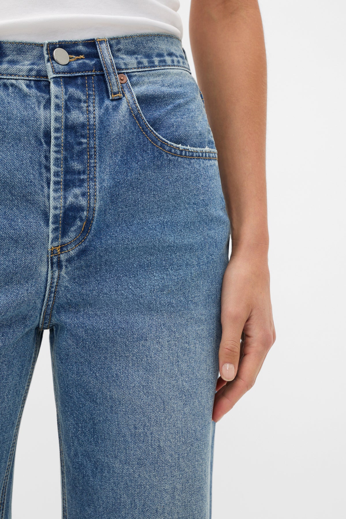 Straight Leg Denim Jean