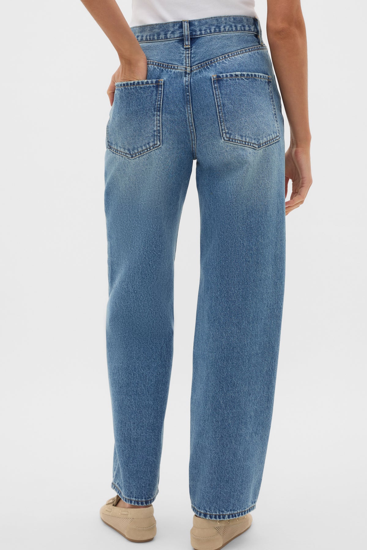 Straight Leg Denim Jean