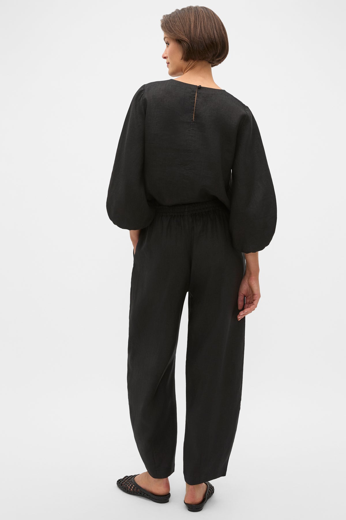 Core Linen Soft Barrel Leg Pant