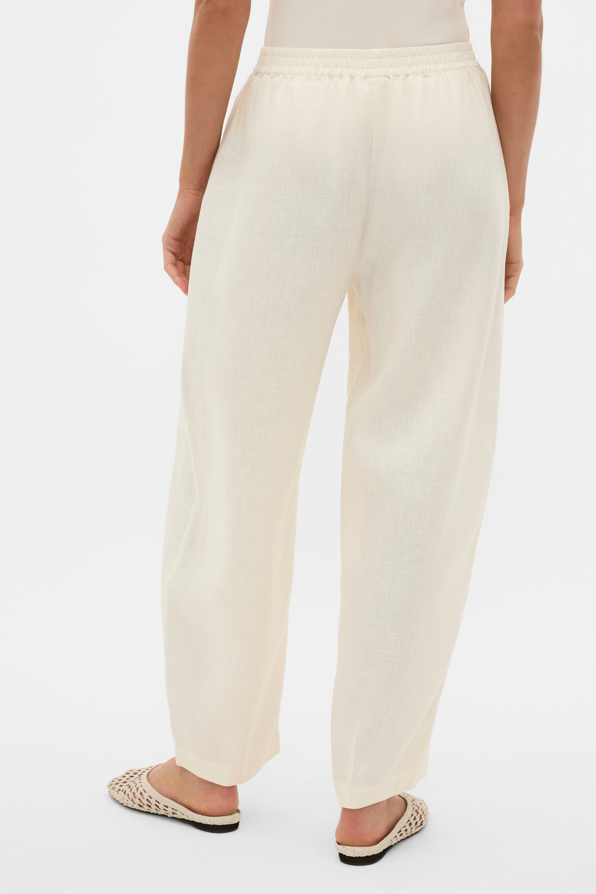 Core Linen Soft Barrel Leg Pant