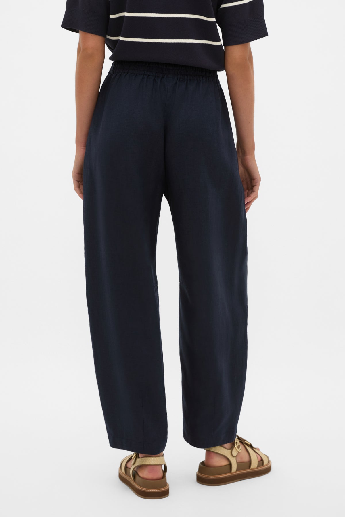 Core Linen Soft Barrel Leg Pant