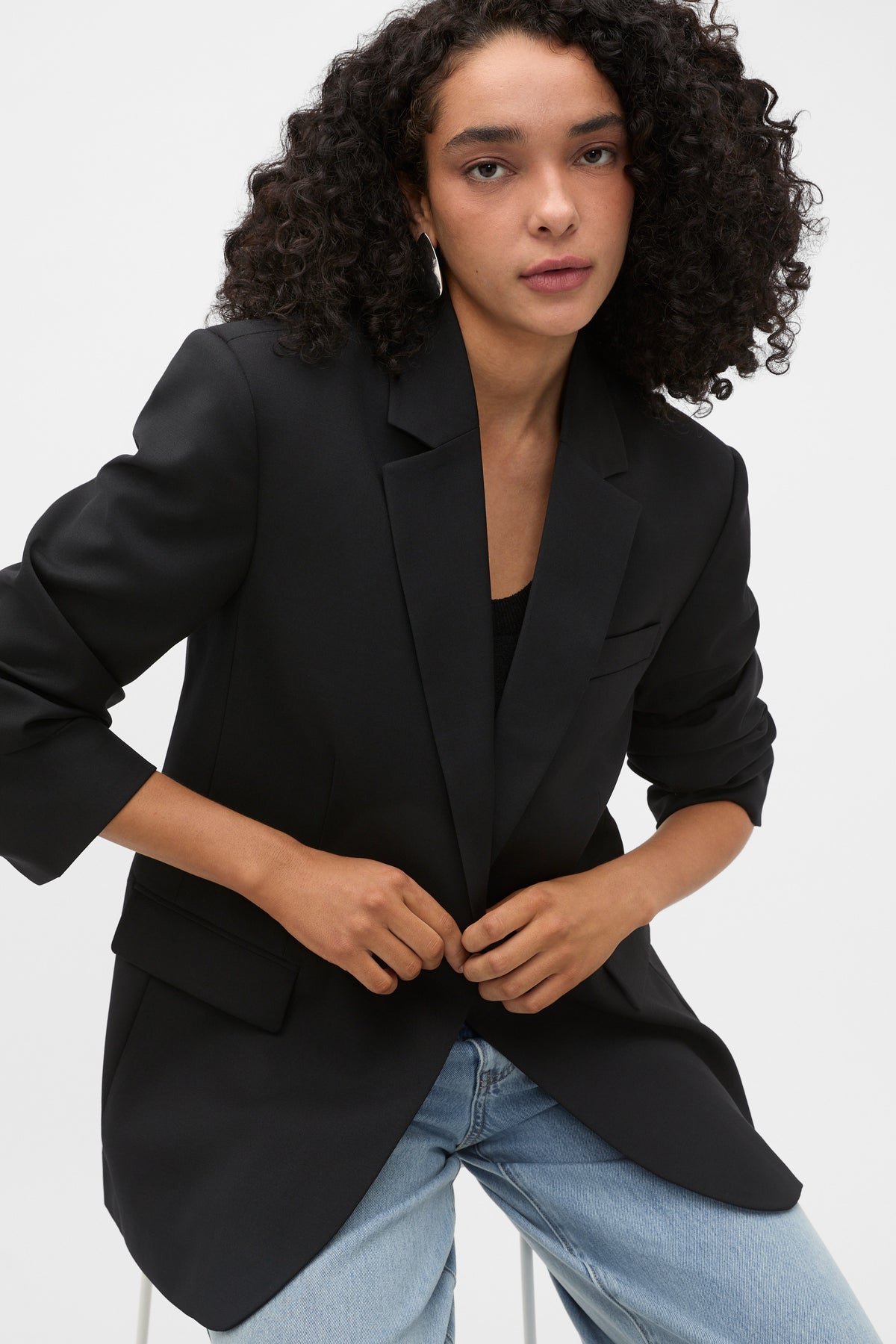 Wool Blend Blazer