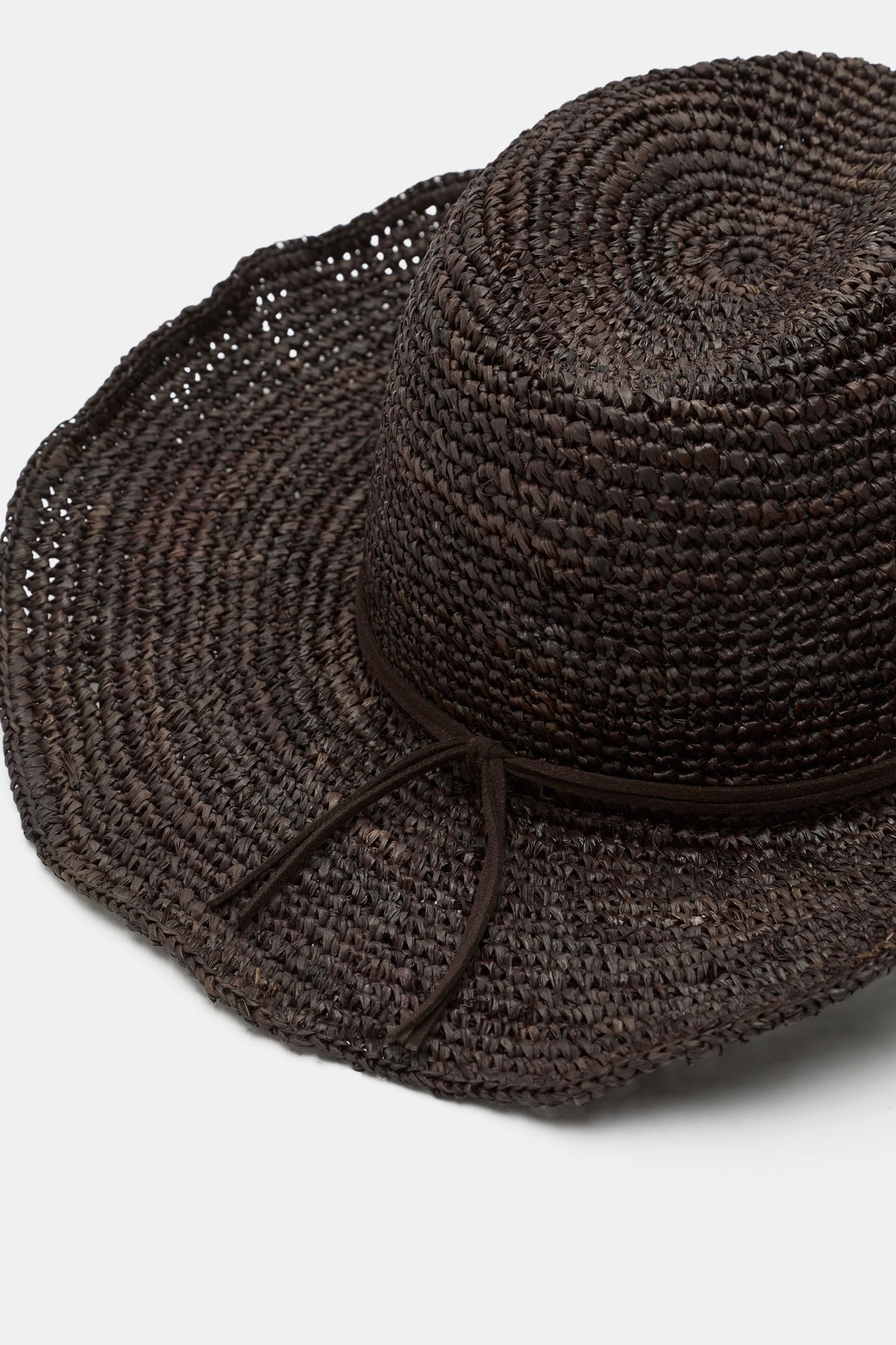 Wide Brim Raffia Fedora