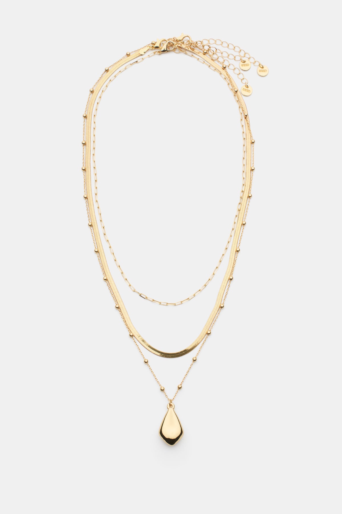 Oval Pendant Necklace
