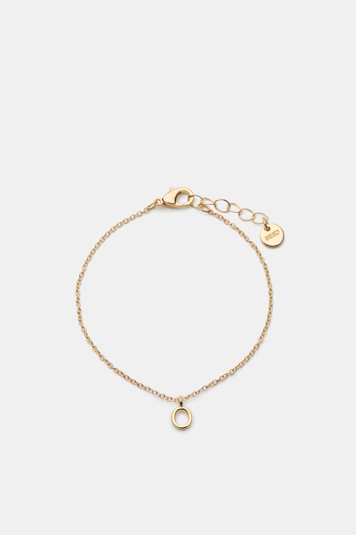 Gold Alphabet Bracelet